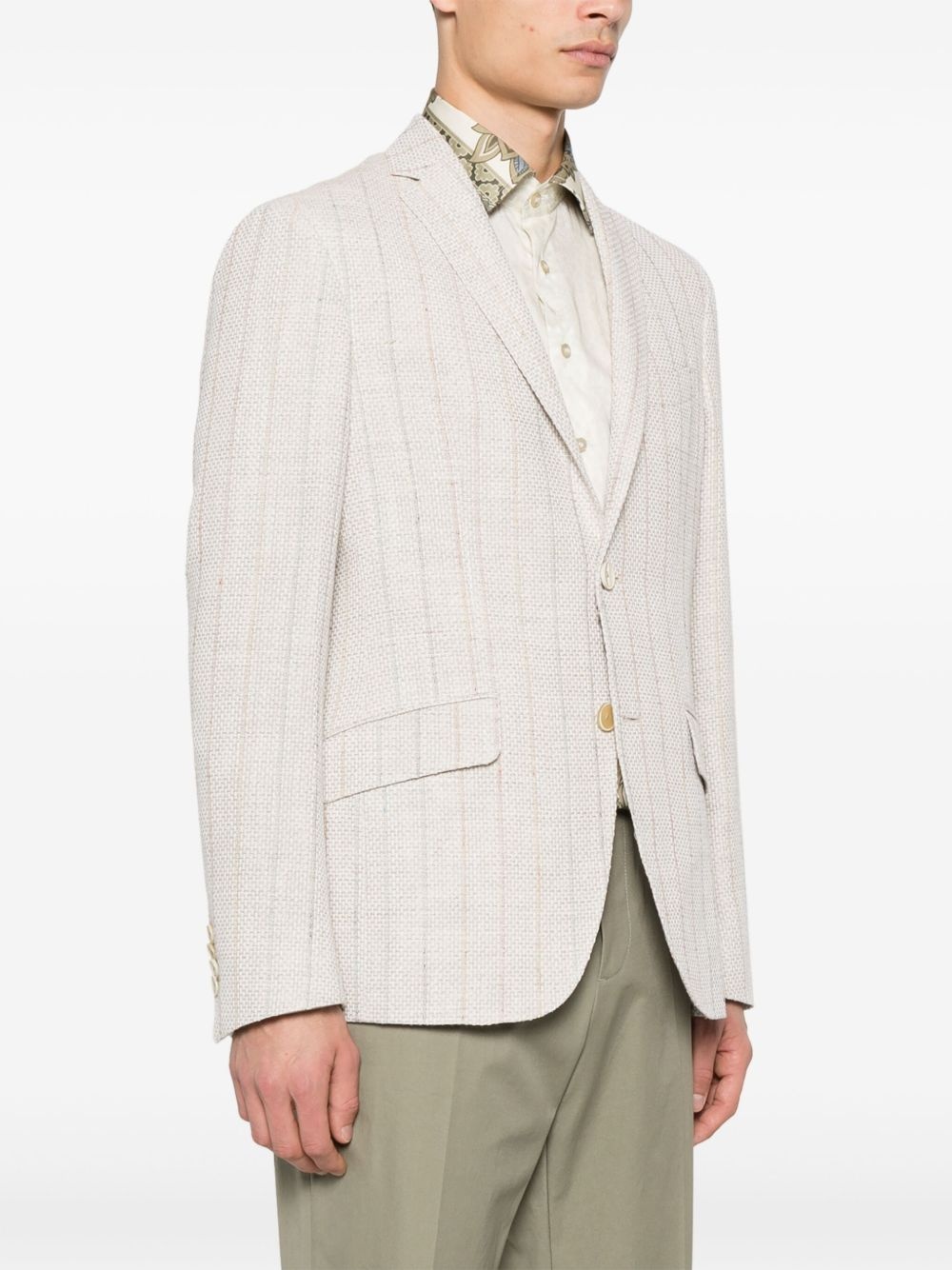 pinstripe blazer - 3
