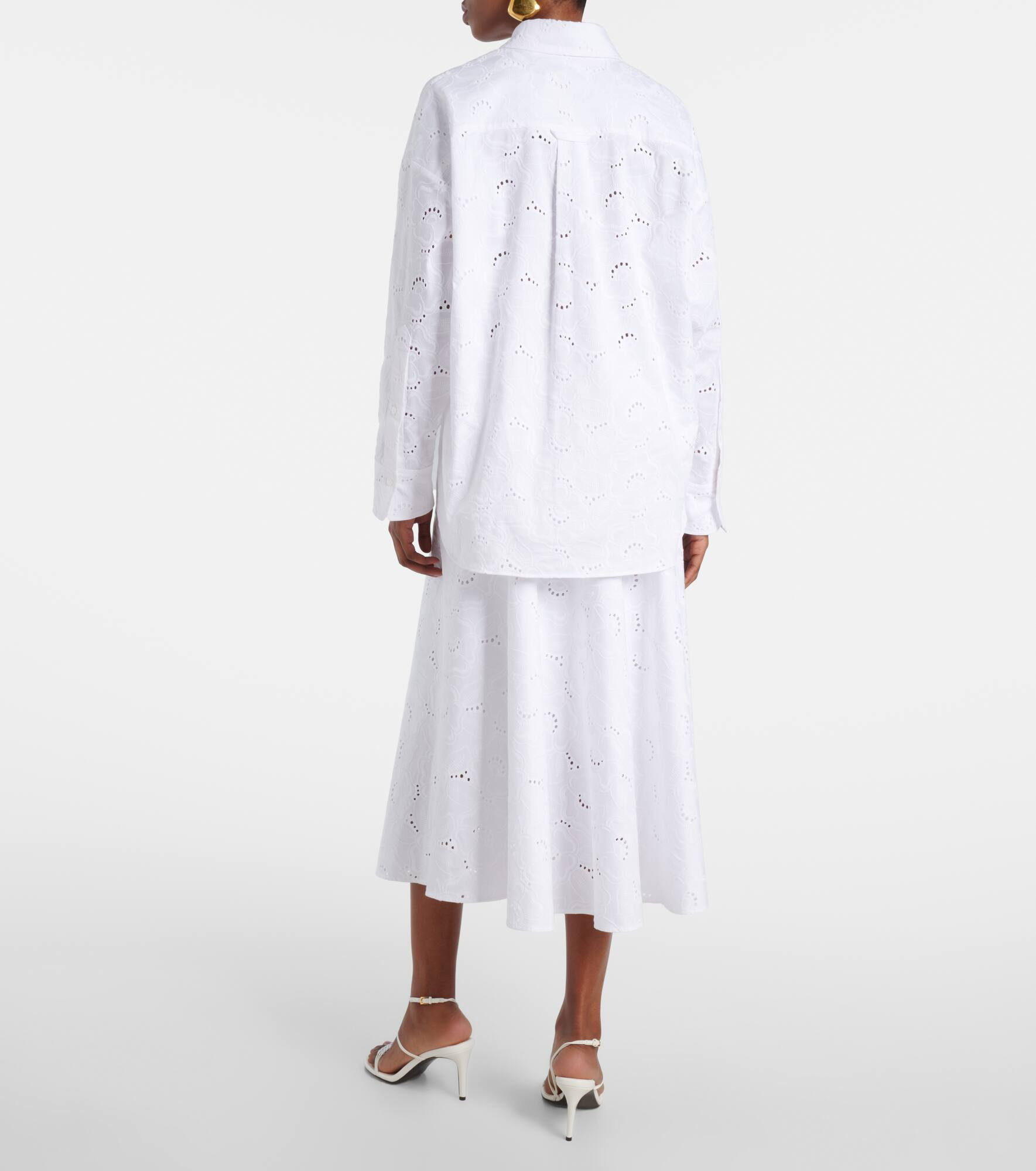 Summer Blossom broderie anglaise shirt - 3
