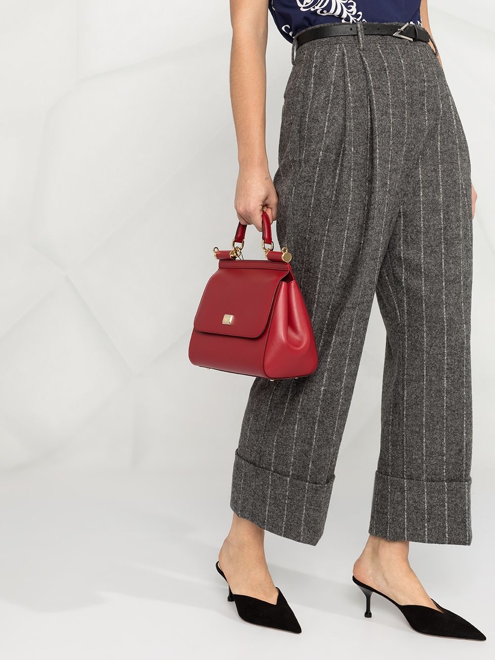 striped wide-leg trousers - 3