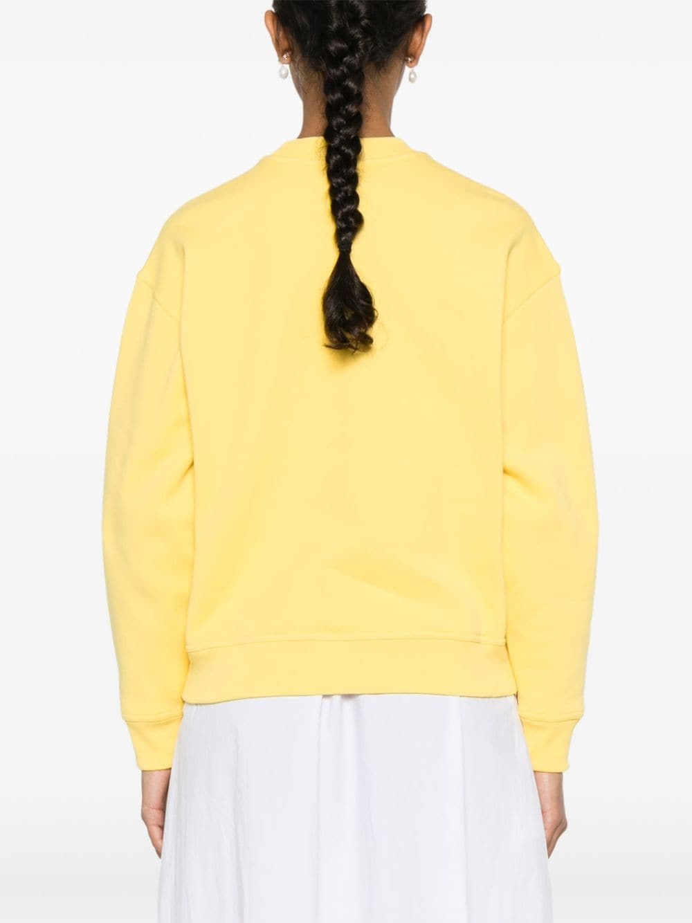 logo-appliquÃ© cotton sweatshirt - 4