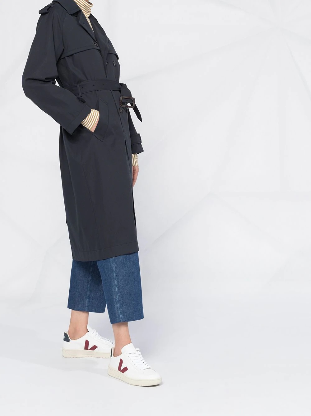 Simone double-breasted trench coat - 4