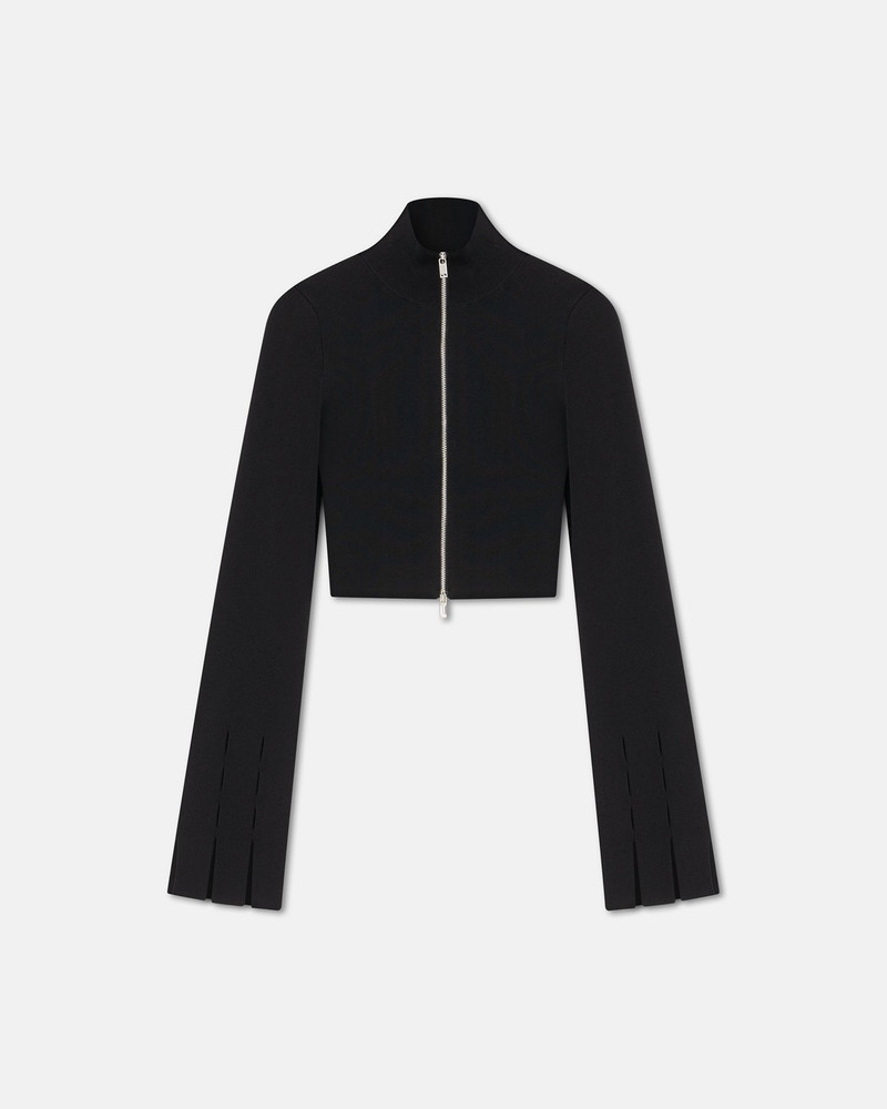 Fringed Zip-Up Cardigan - 1