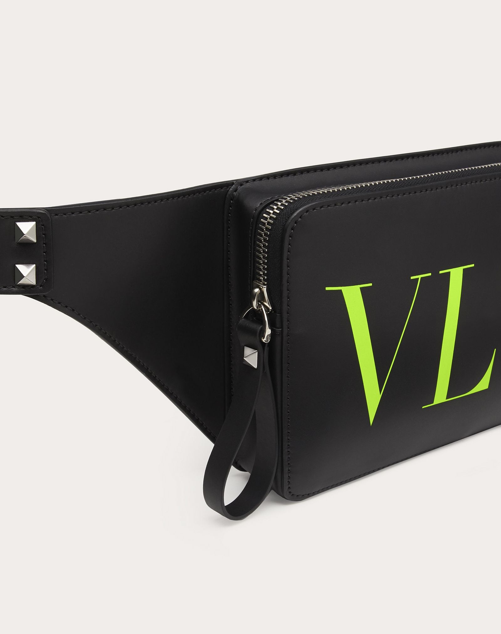 VLTN Leather Belt Bag - 5