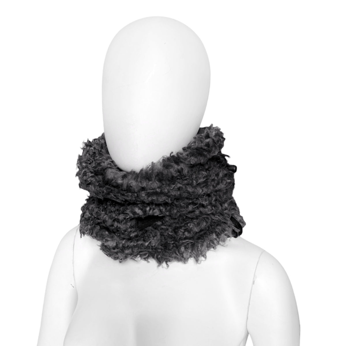 Y-3 Fall 2014 Yohji Yamamoto X Adidas Fur Balaclava Neckwarmer - 5