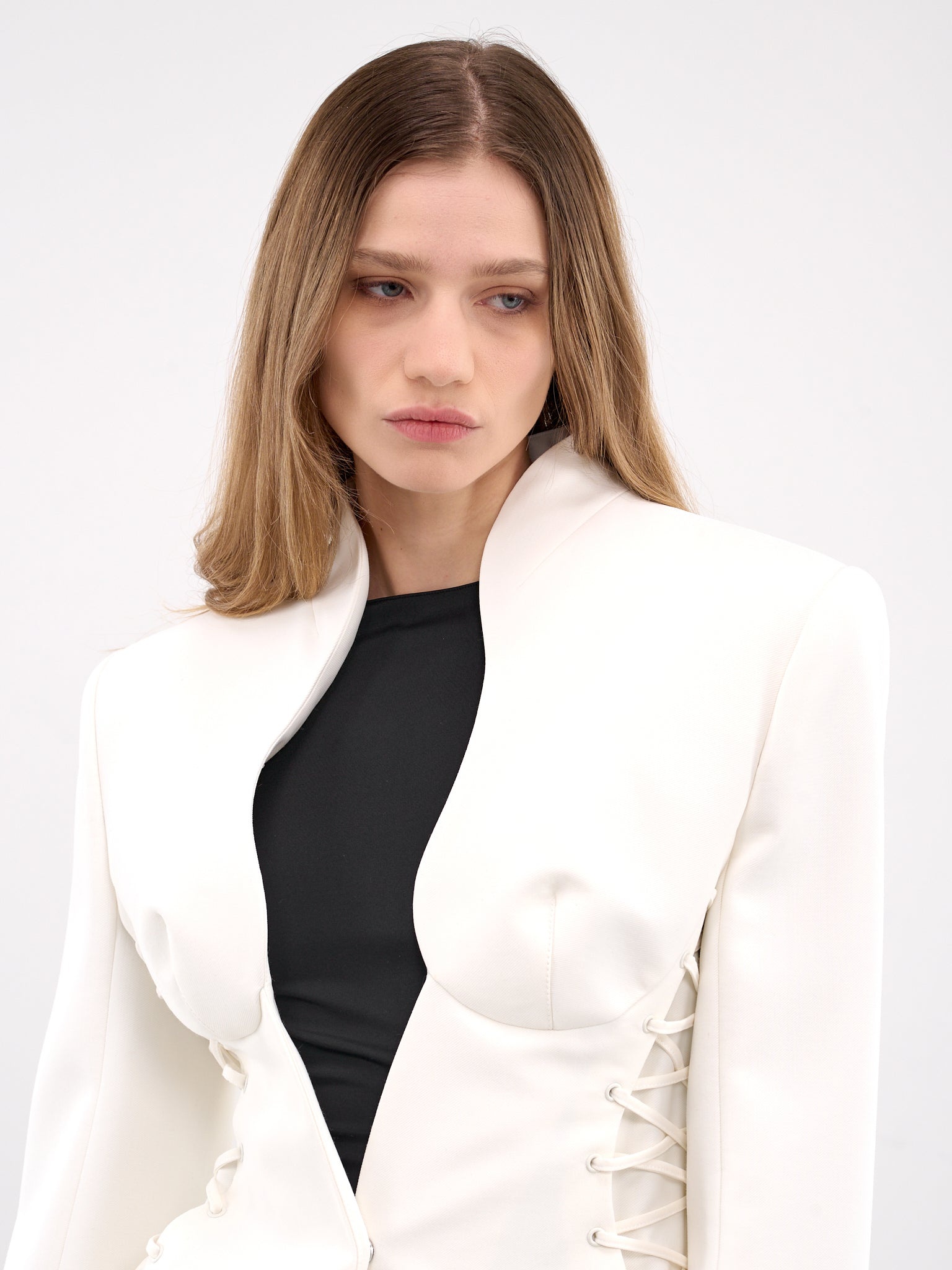 Sculptural Laced Jacket - 4