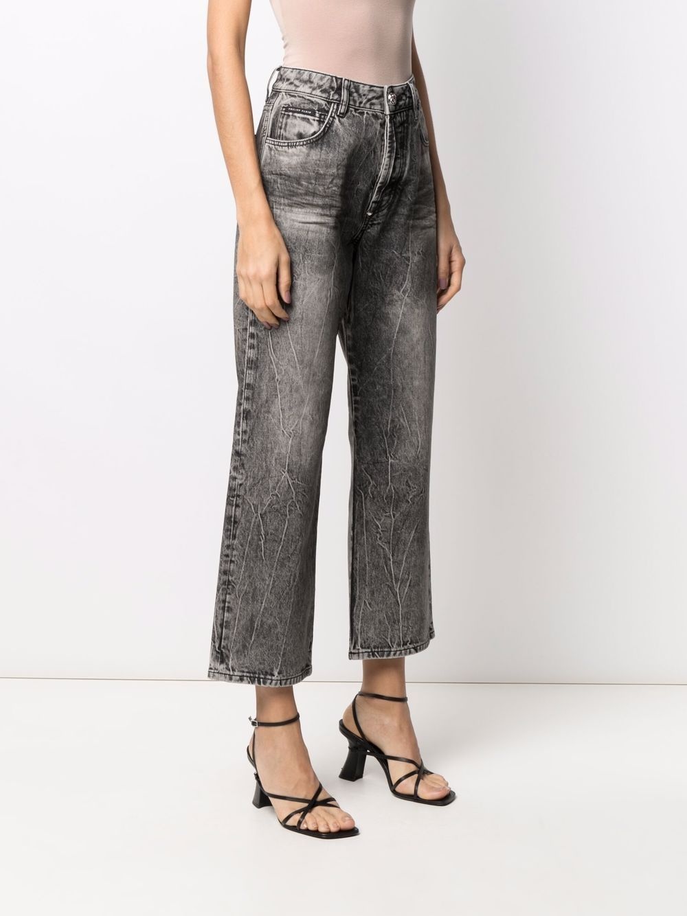 Iconic Plein wide-leg jeans - 3