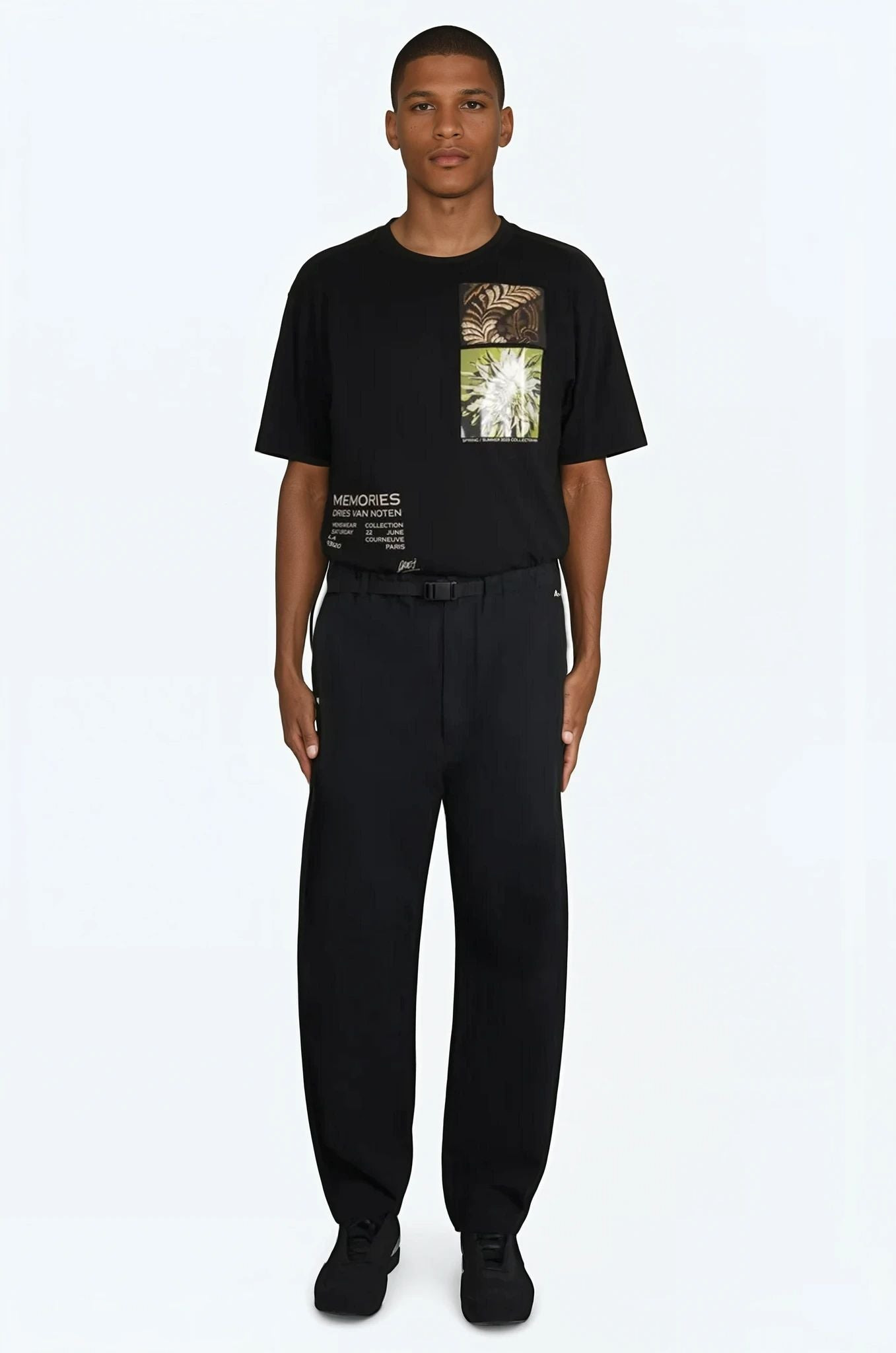 HEER PATCHWORK S/S T-SHIRT | BLACK - 2