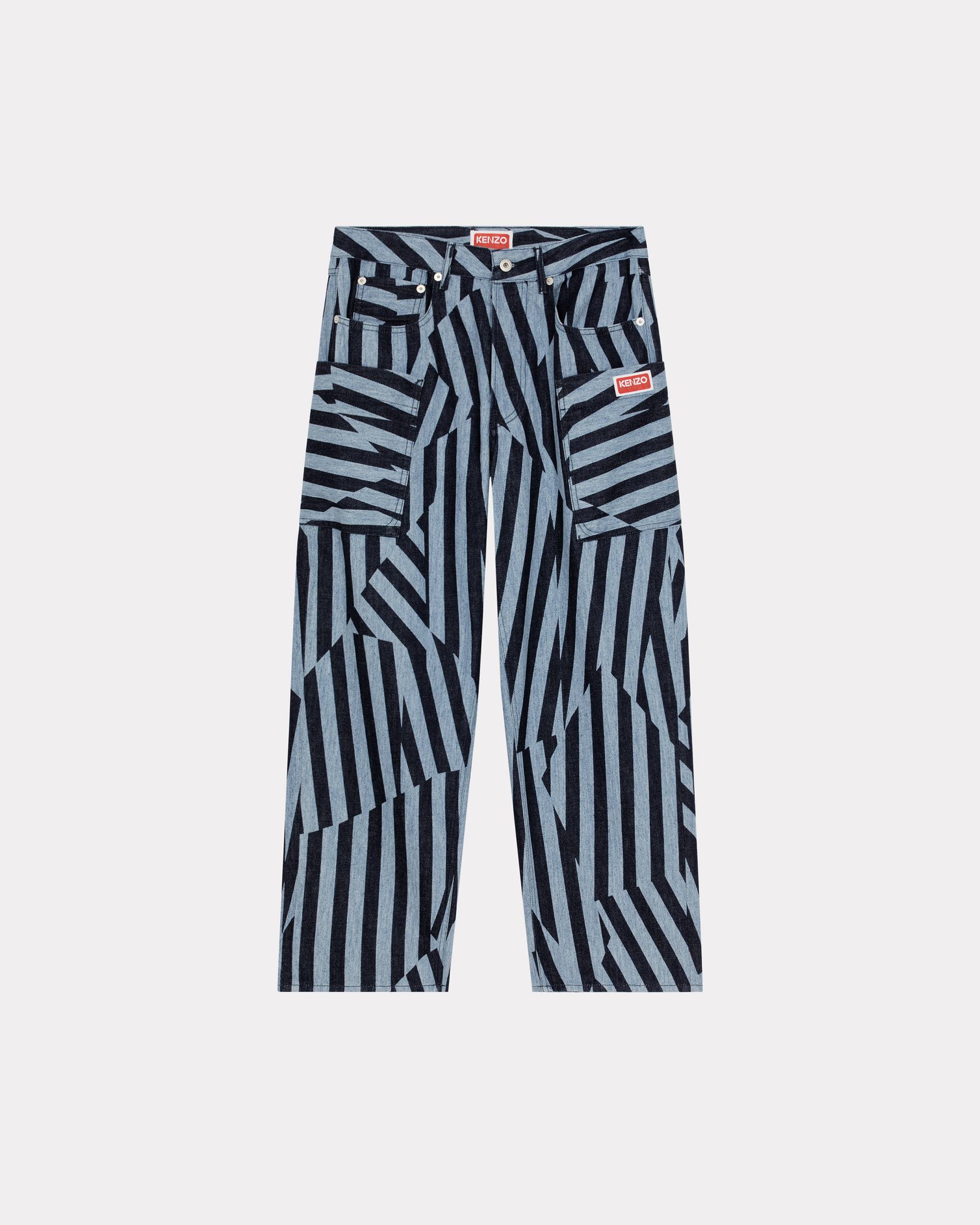 KENZO Dazzle Stripe cargo jeans - 1