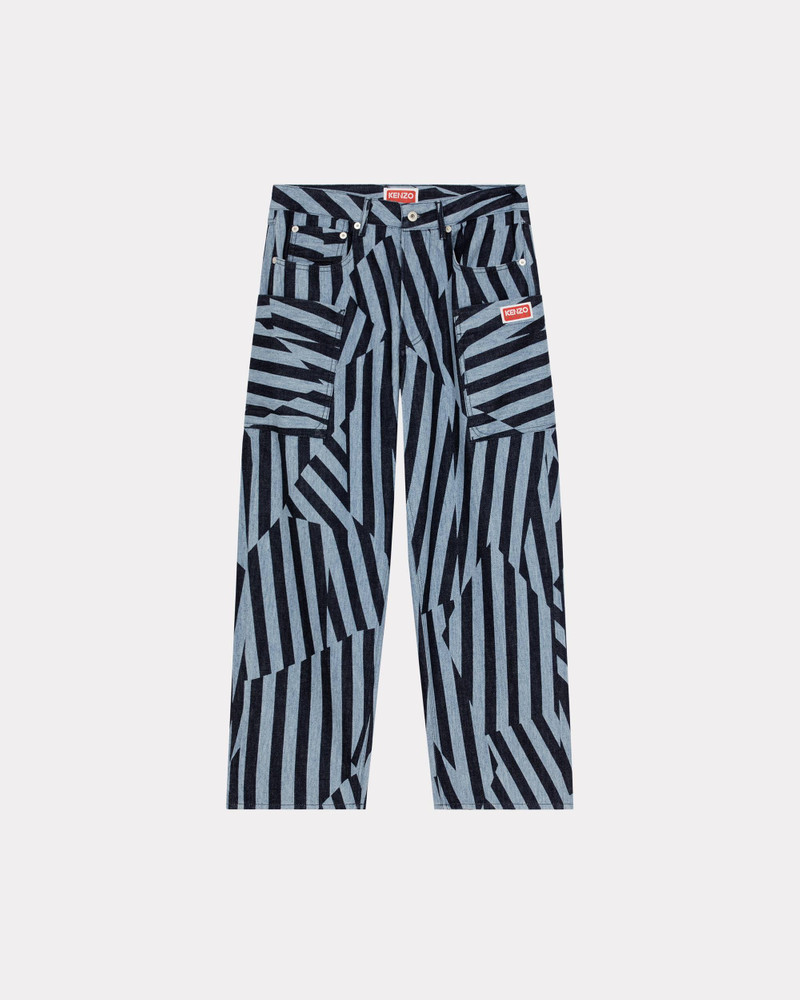 KENZO Dazzle Stripe cargo jeans 1