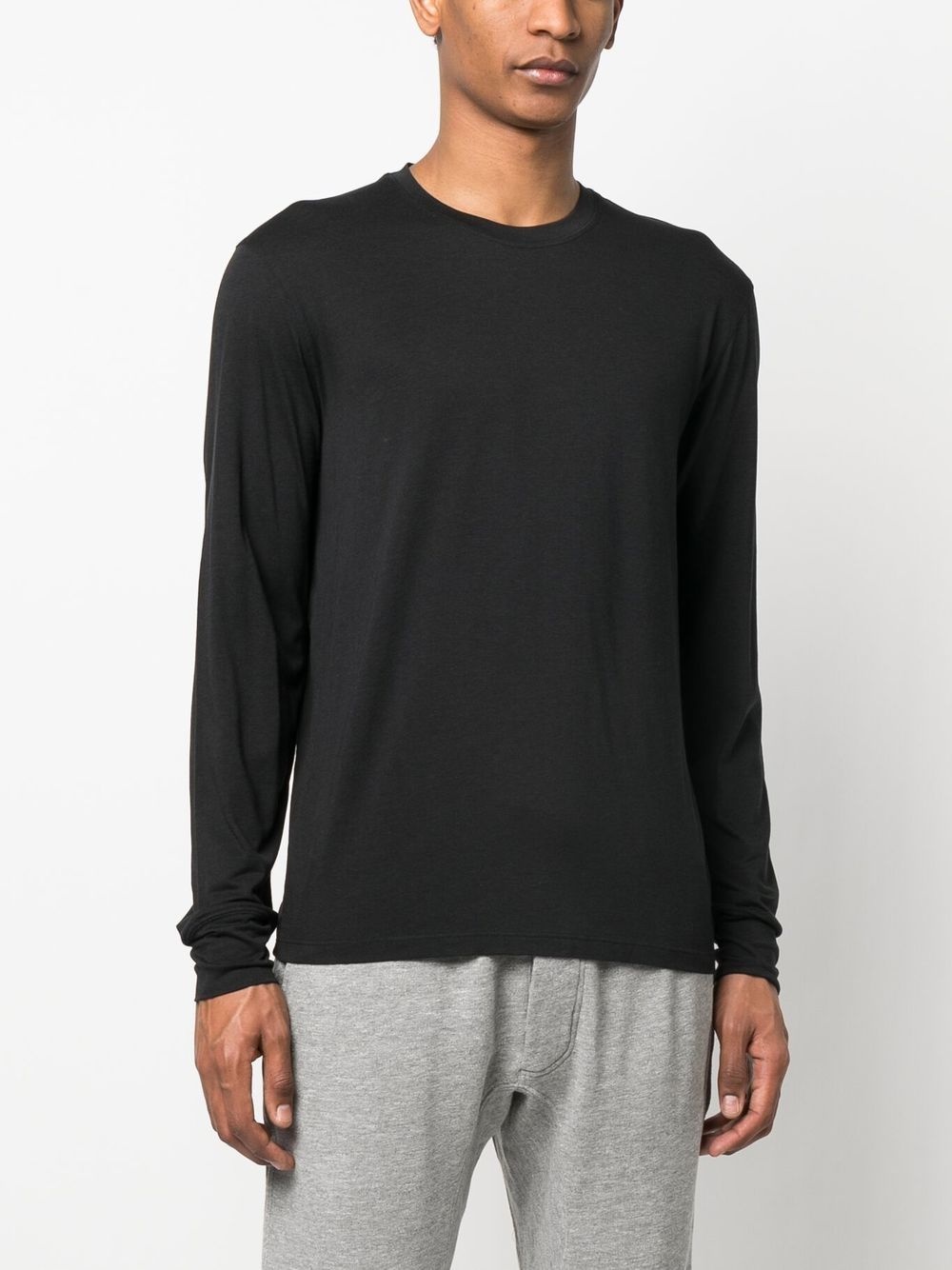 round-neck long-sleeve T-shirt - 3