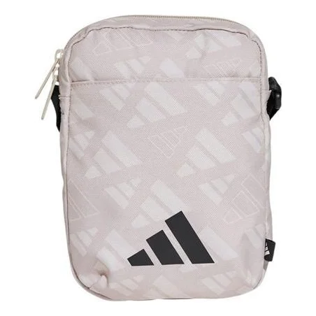 adidas Linear Printed Organizer 'Beige Orbit Grey Black' JG5871 - 1