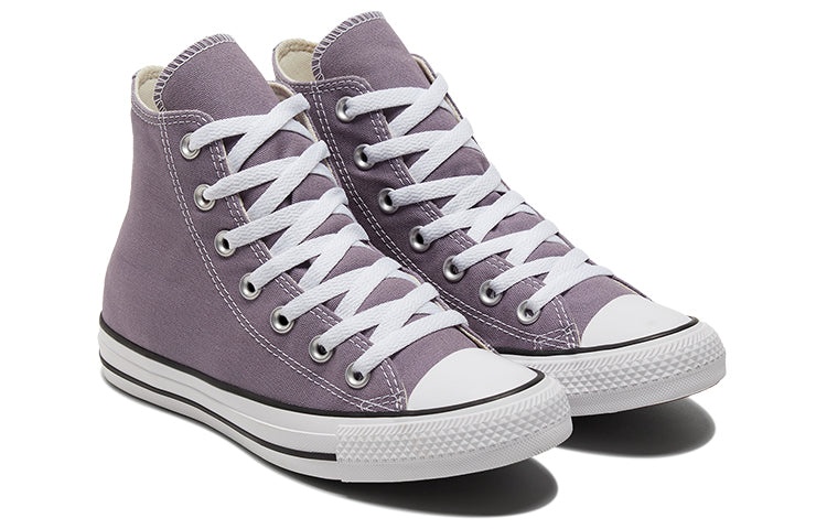 Converse Chuck Taylor All Star Canvas Shoes Grey/Purple A02062C - 3