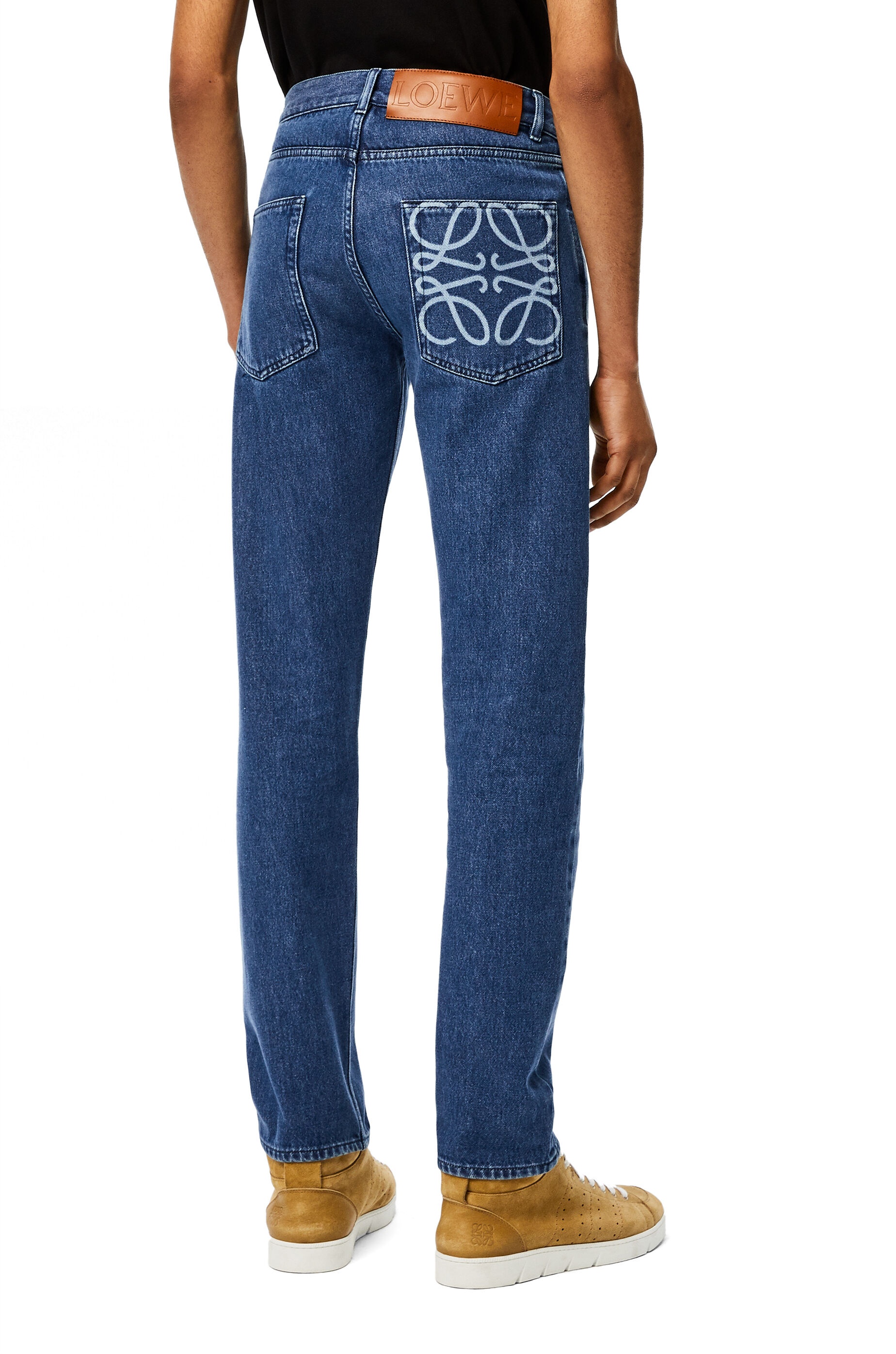 Tapered jeans in denim - 4