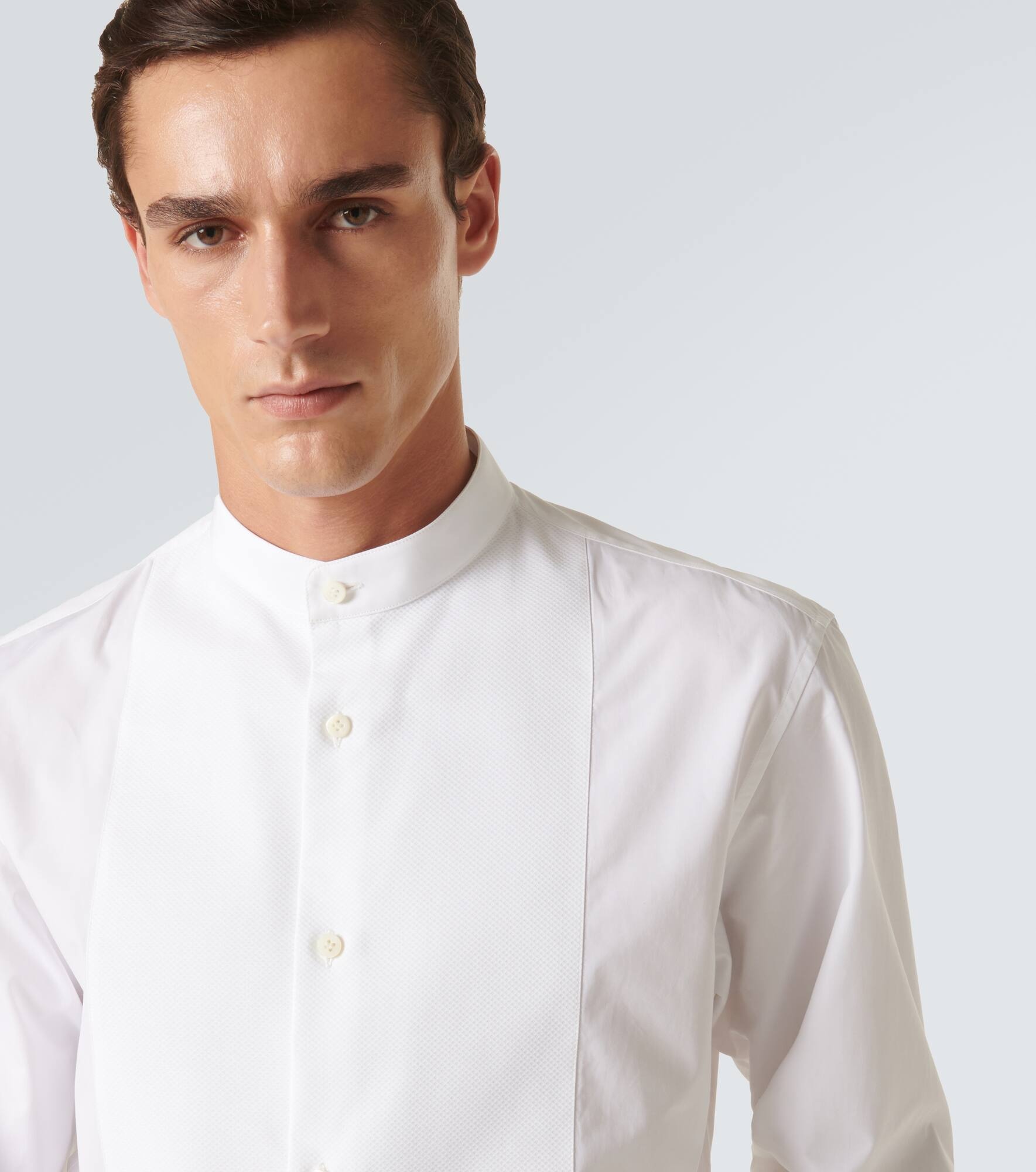 Cotton tuxedo shirt - 7