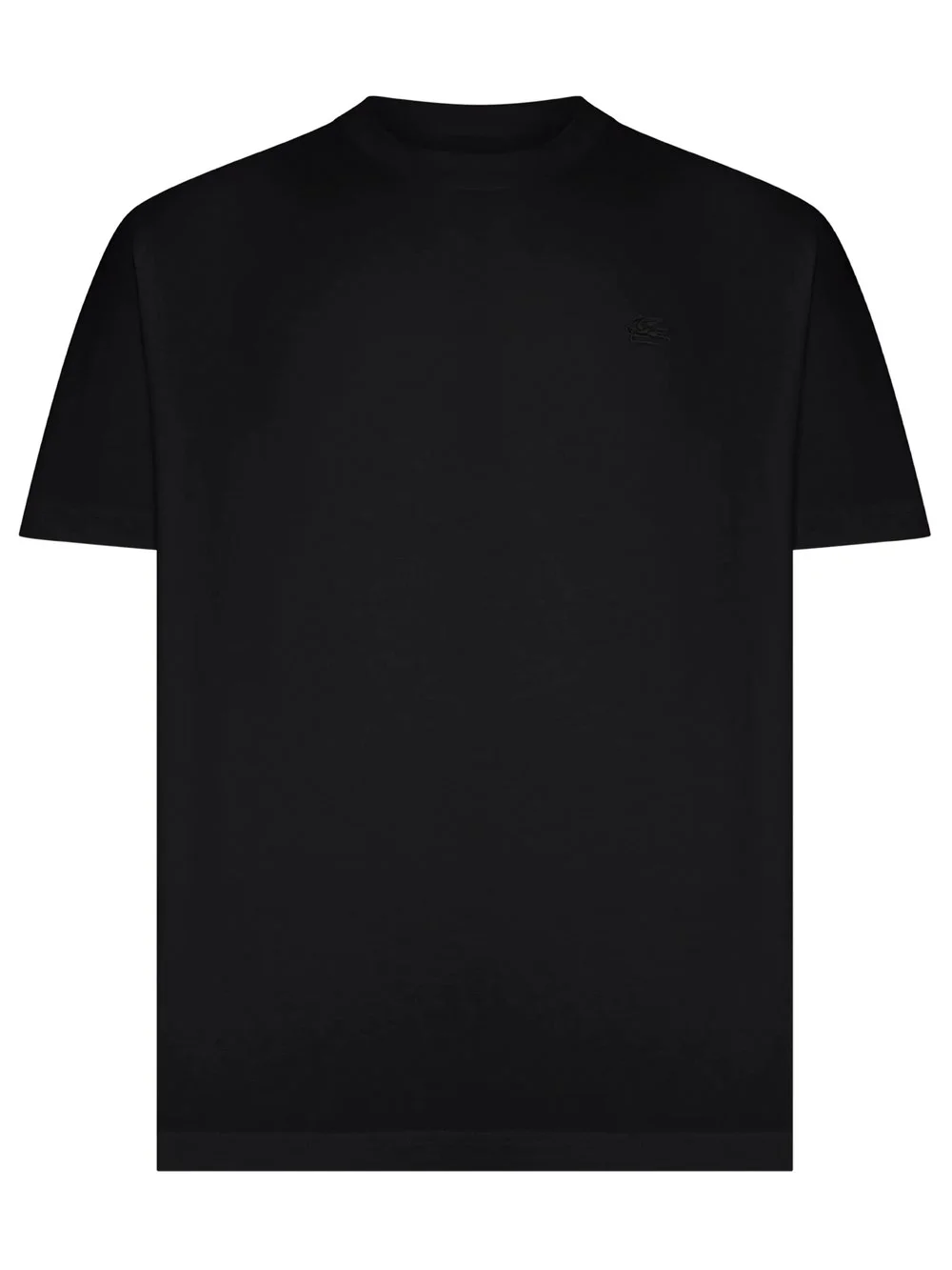 COTTON T-SHIRT WITH EMBROIDERED PEGASUS - 1