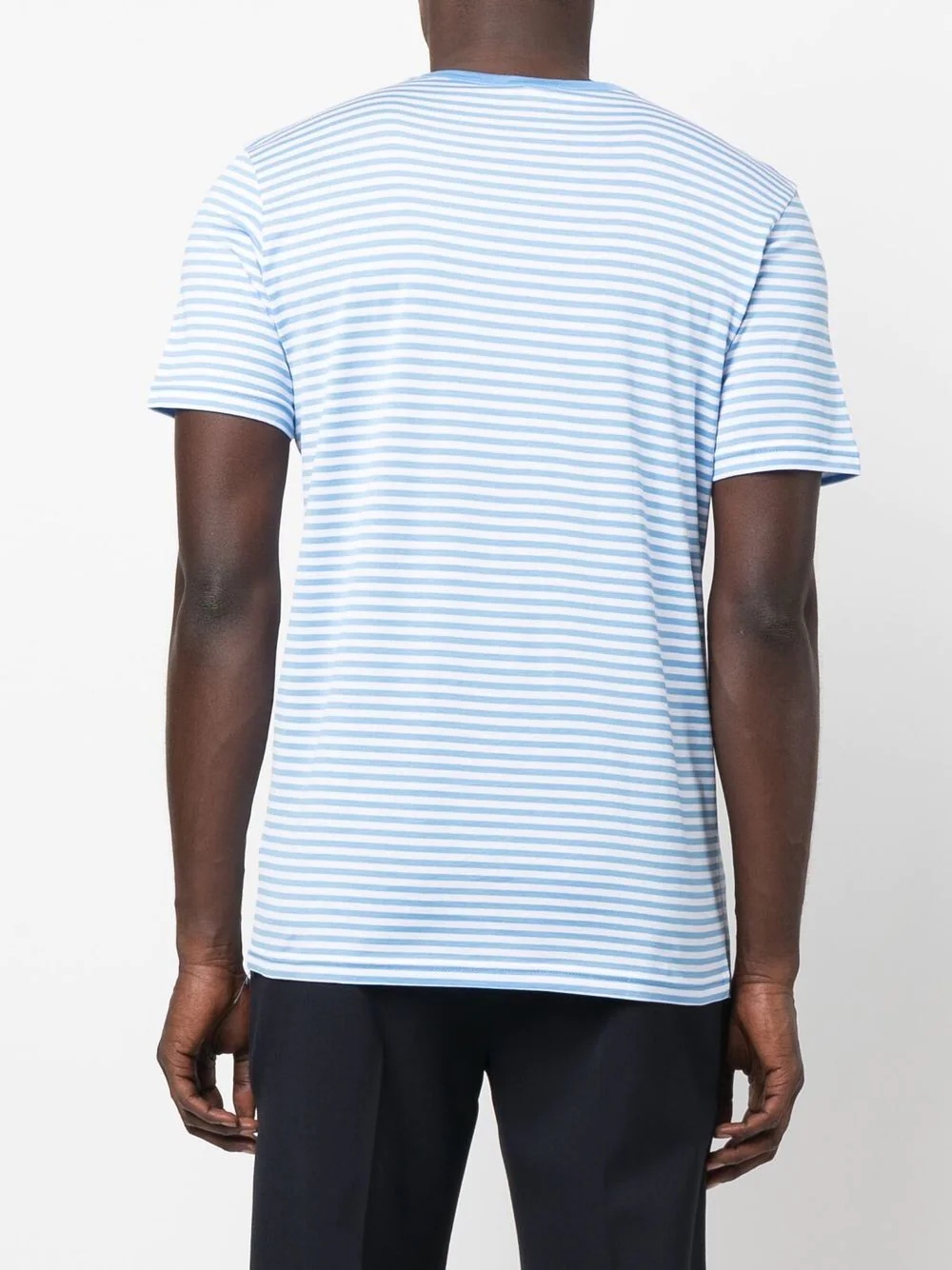 striped cotton T-shirt - 4