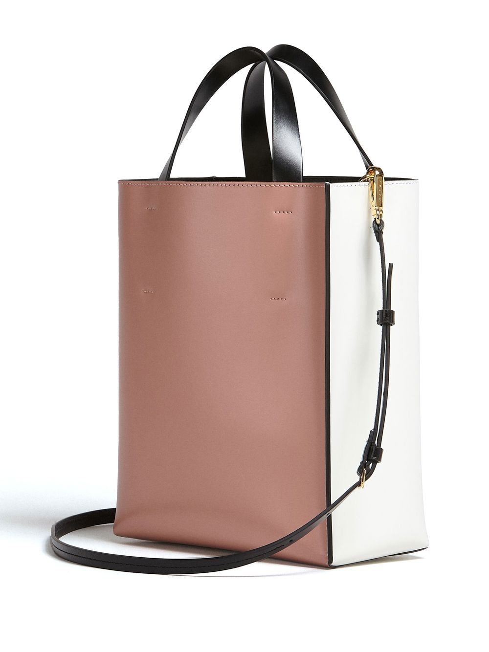 Museo drawstring leather tote bag - 3