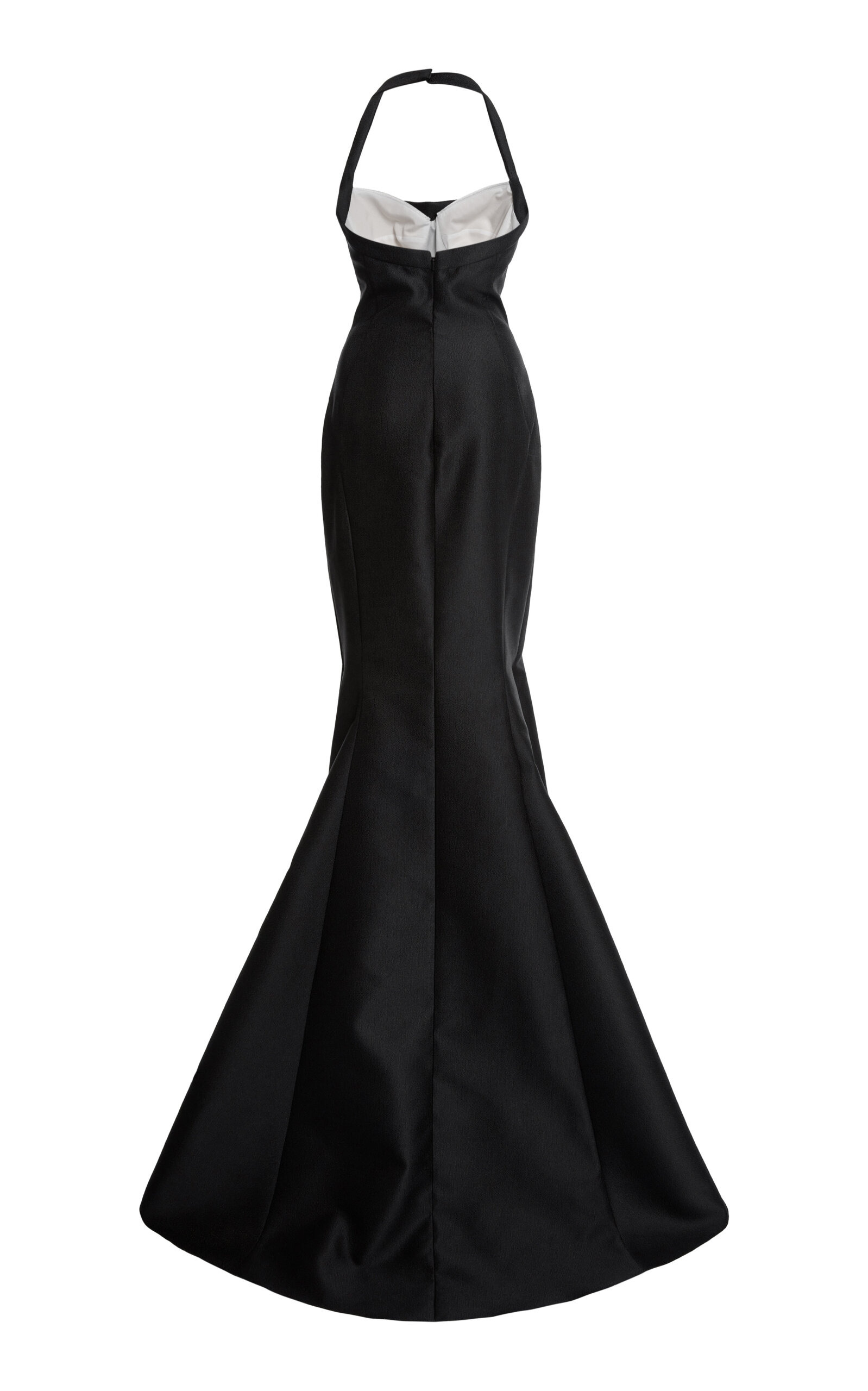 Crepe Duchesse Mermaid Gown black/white - 3