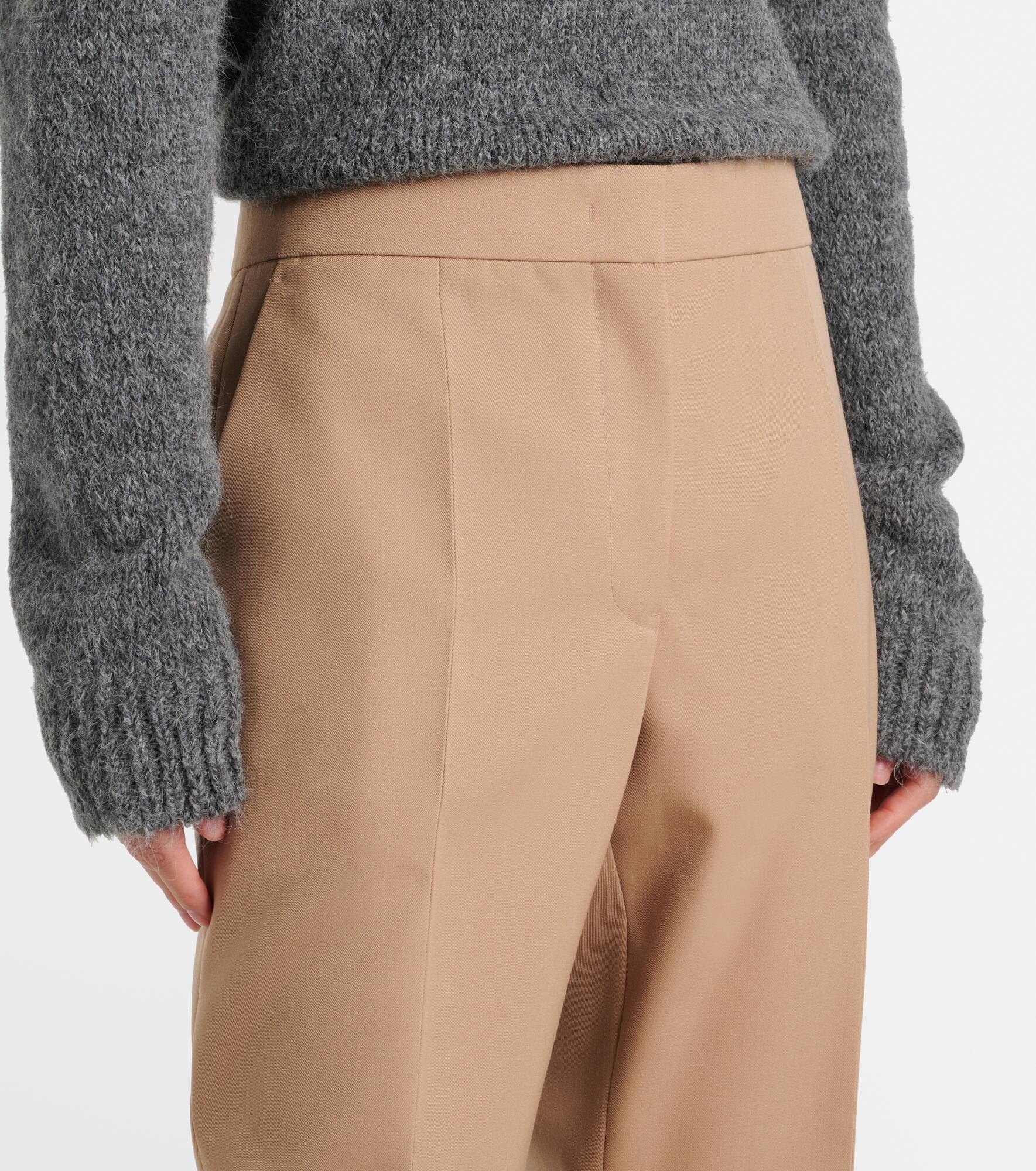 Wool slim pants - 4