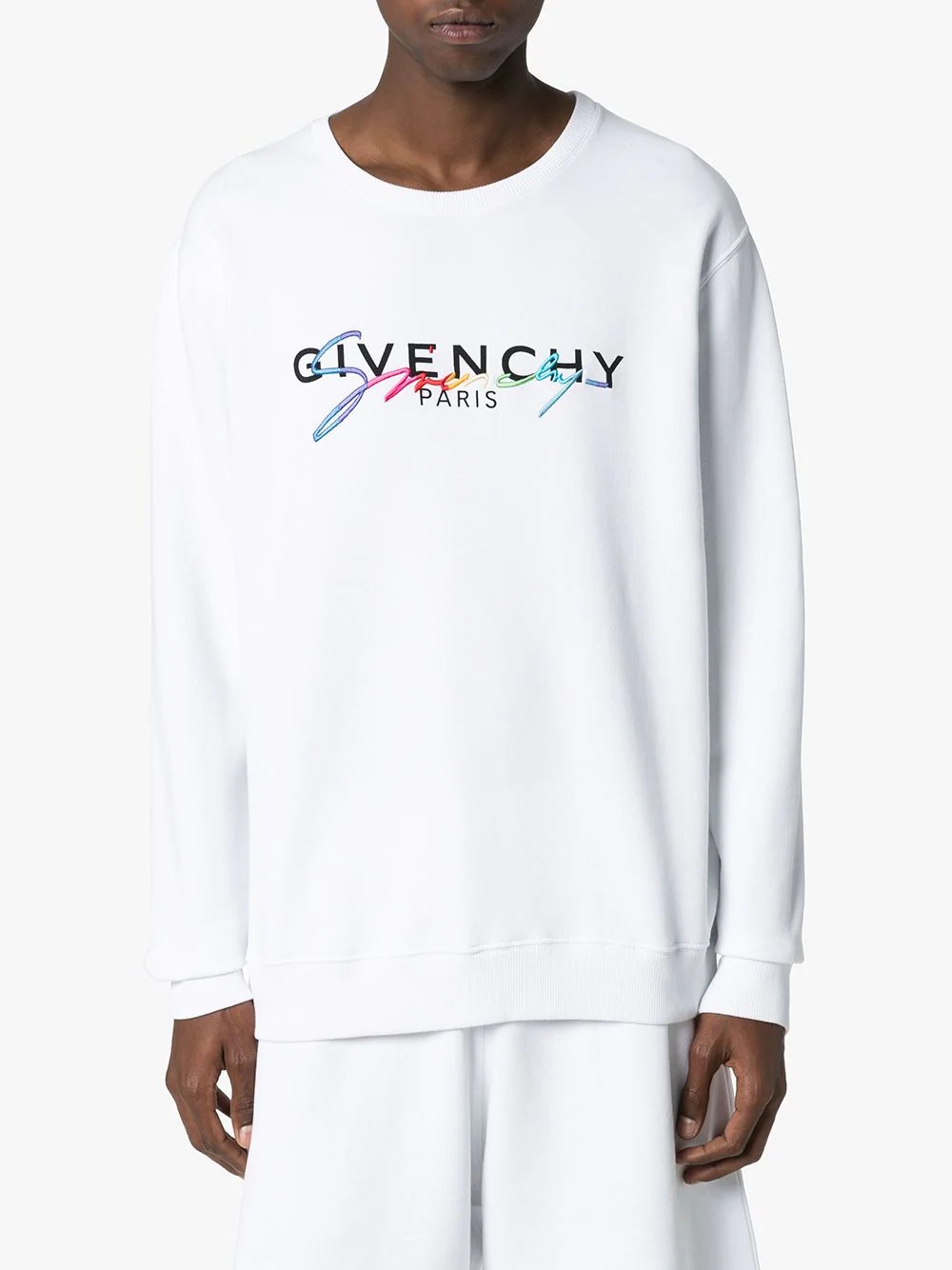 logo embroidered sweatshirt - 3