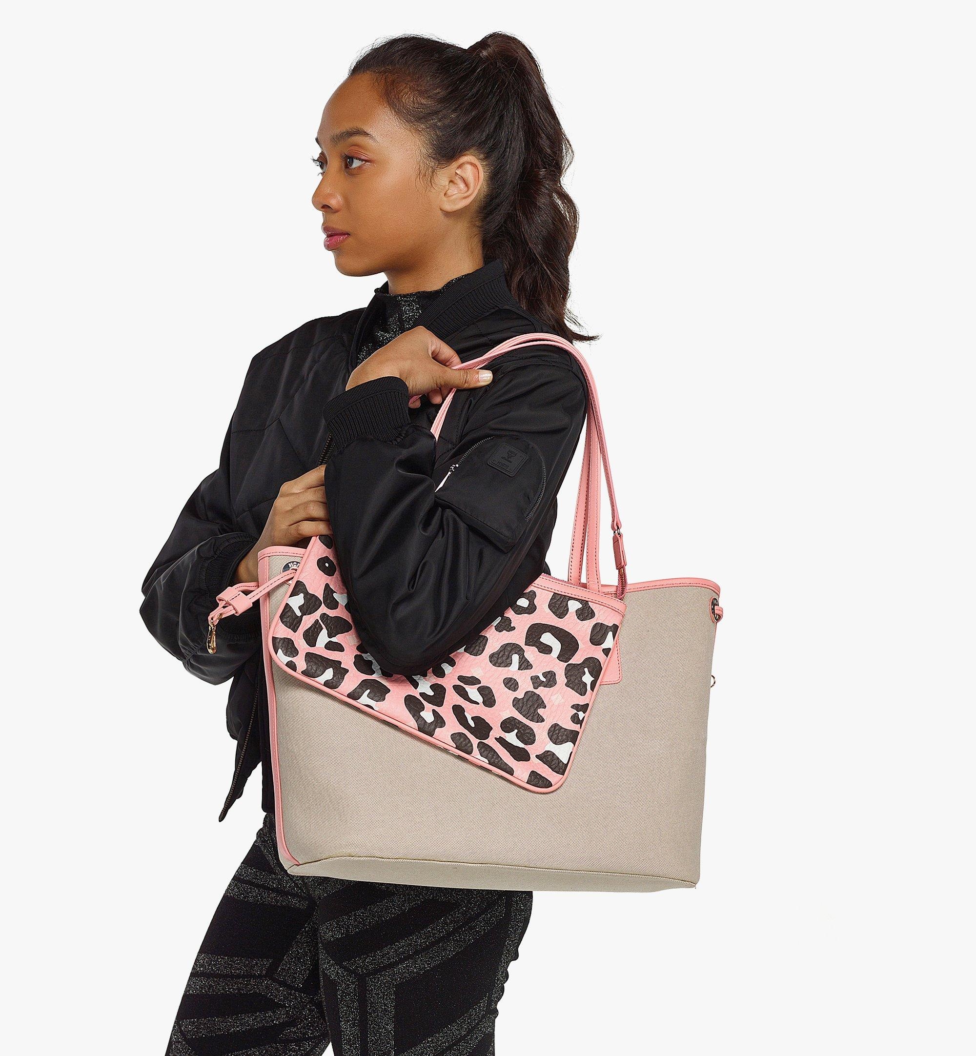 Aren Shopper in Leopard Canvas - 6