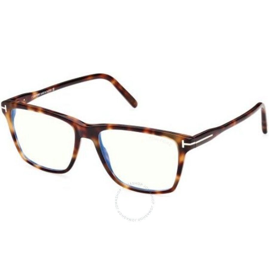 Tom Ford Blue Light Block Square Men's Eyeglasses FT5817-B 053 56 - 1