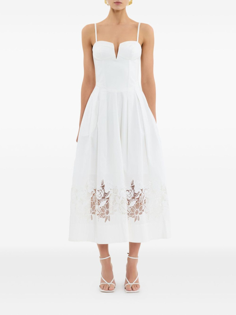 REBECCA VALLANCE Montreux lace midi dress outlook