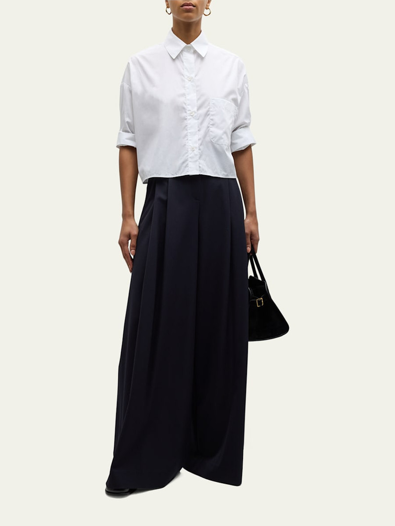 TWP Next Ex Cropped Shirt in Superfine Cotton outlook