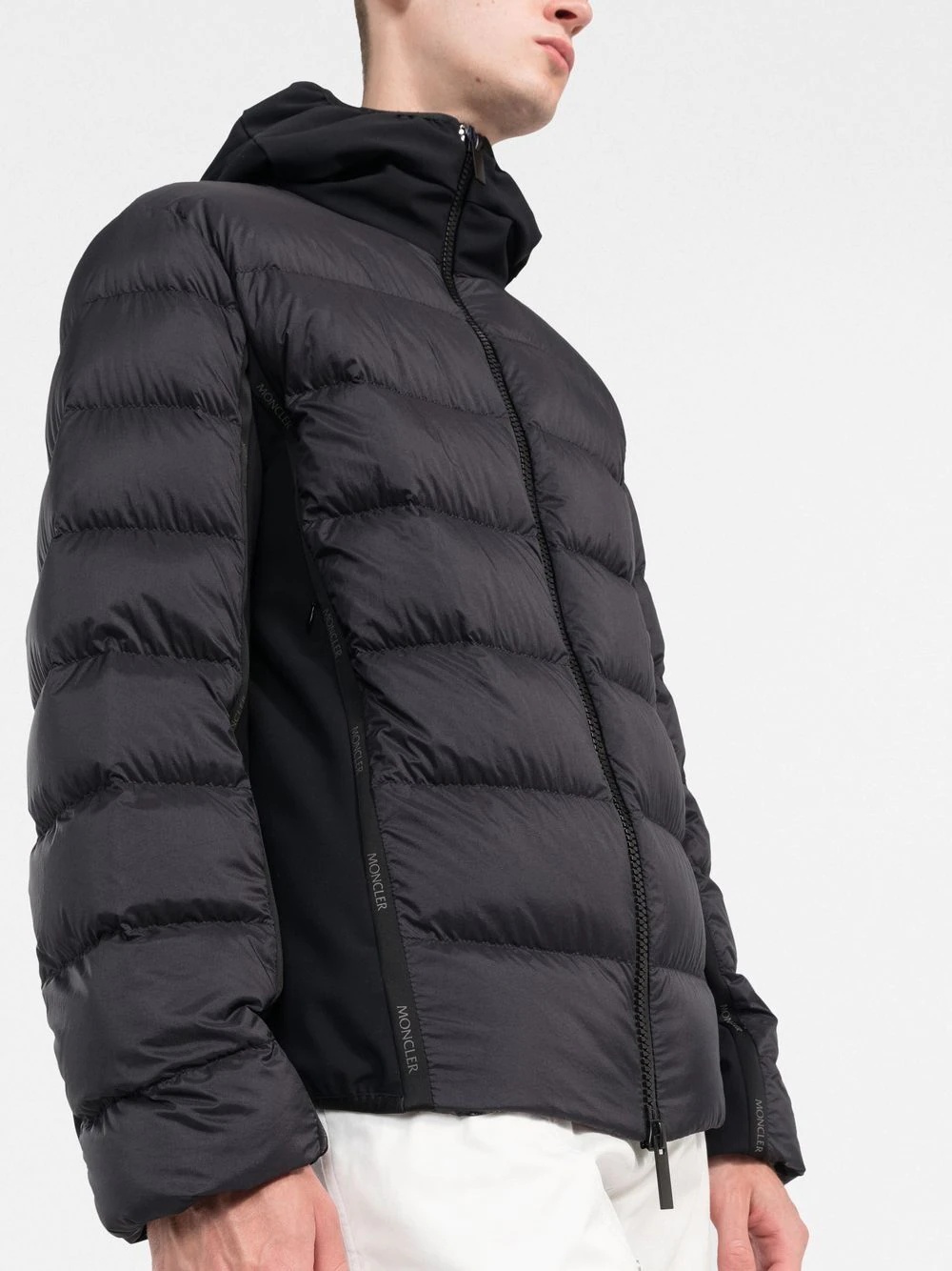 hooded goose down jacket - 3