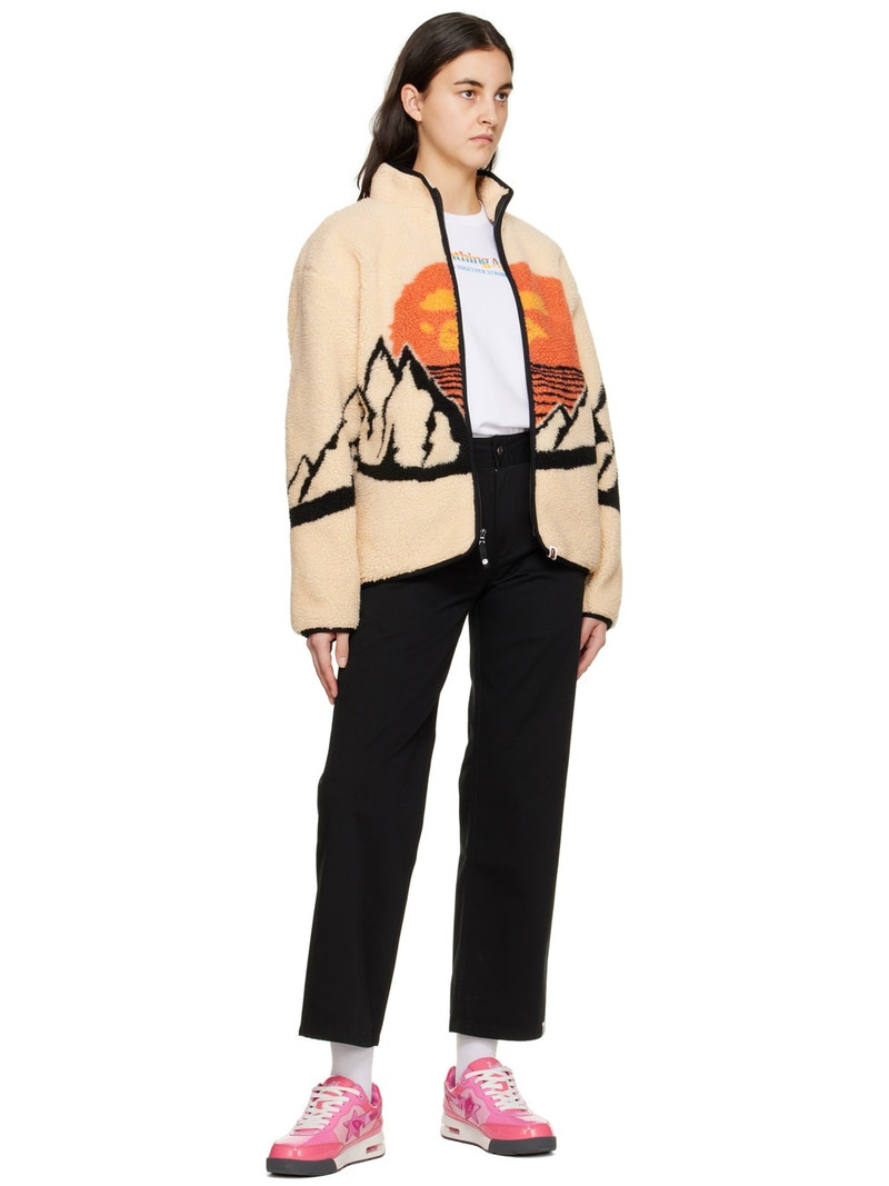 A BATHING APE® White Mountain Long Sleeve T-Shirt outlook