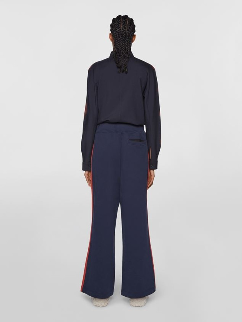 ORGANIC COTTON TROUSERS WITH RIBBED KNIT WAIST 3