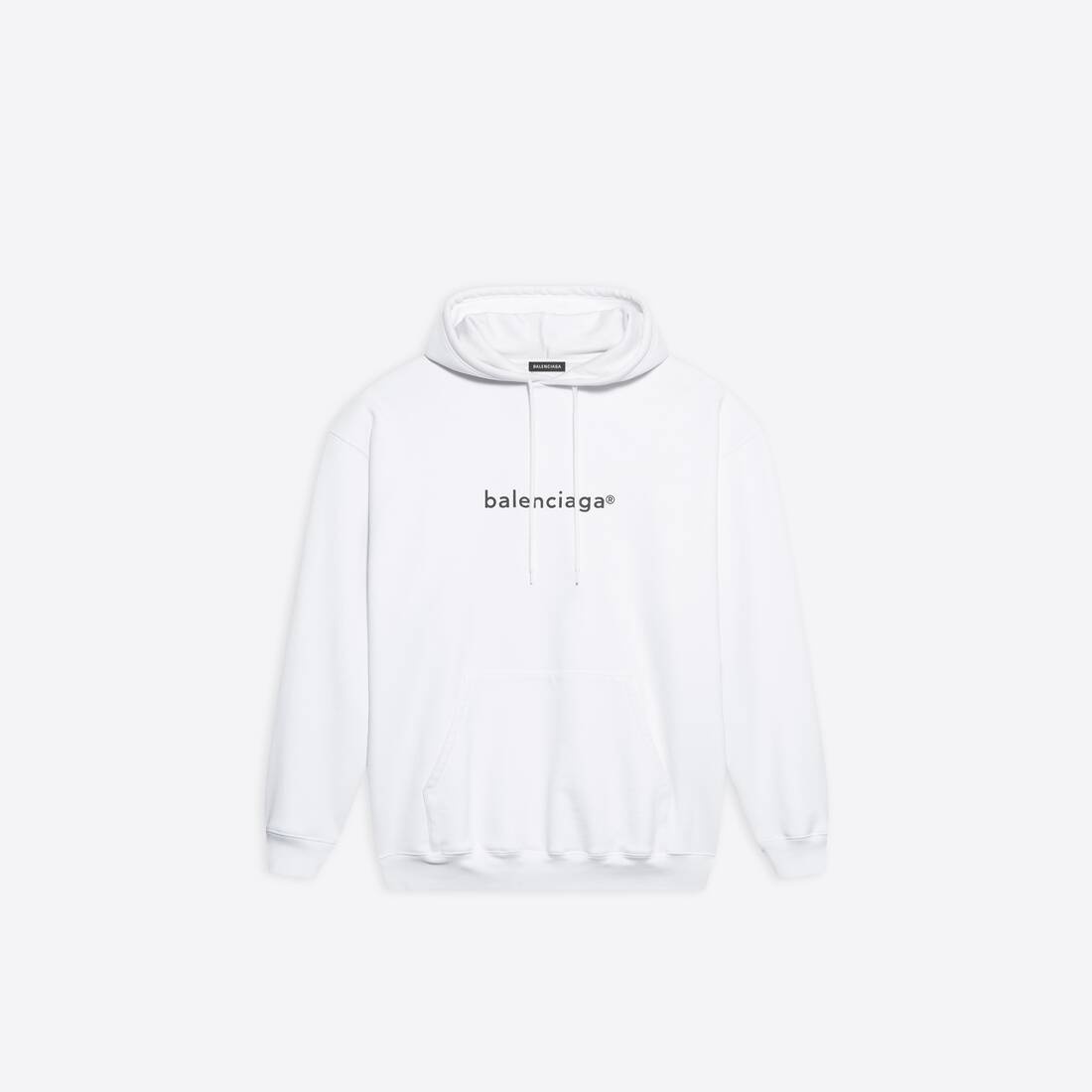 Men's New Copyright Medium Fit Hoodie in White - 1