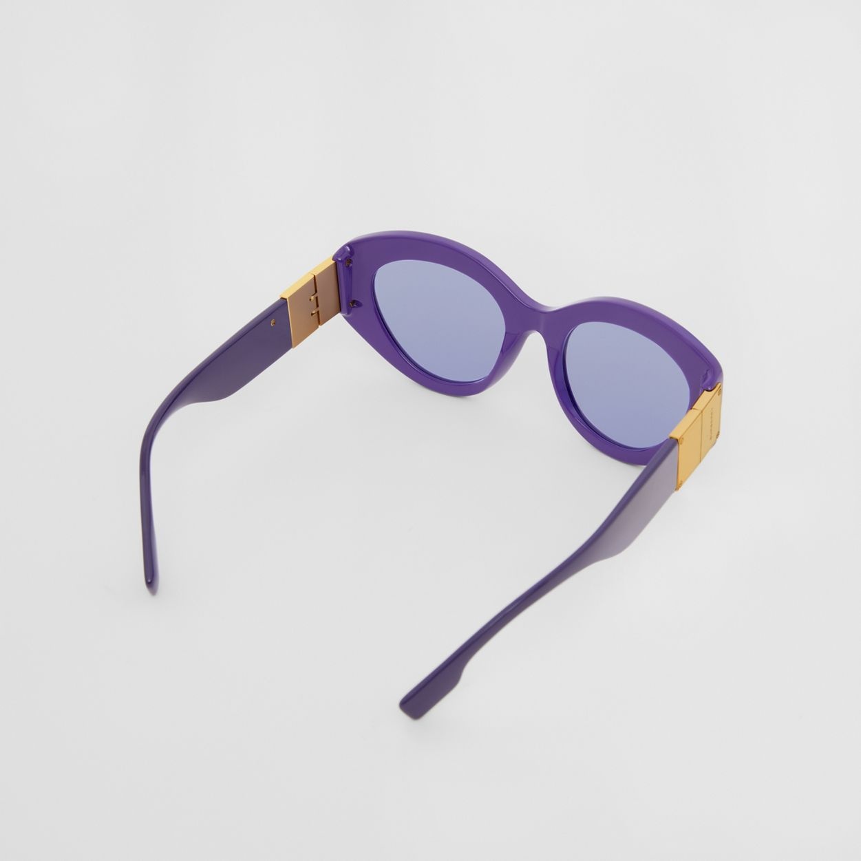 Hardware Detail Cat-eye Frame Sunglasses - 4