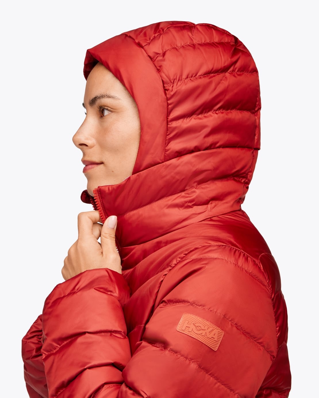 Women's Hooded Down Jacket - 5