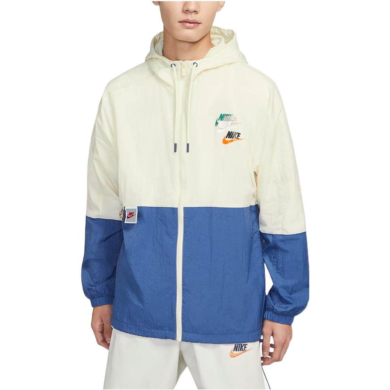 Men's Nike Sportswear Lightweight Back Printing Breathable Athleisure Casual Sports Woven Jacket Aut - 5