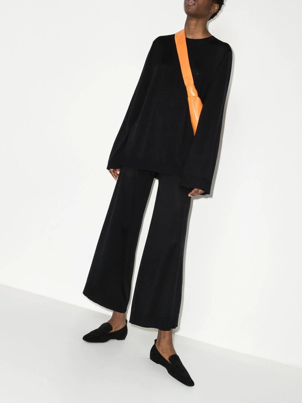 knitted silk-cashmere trousers - 2