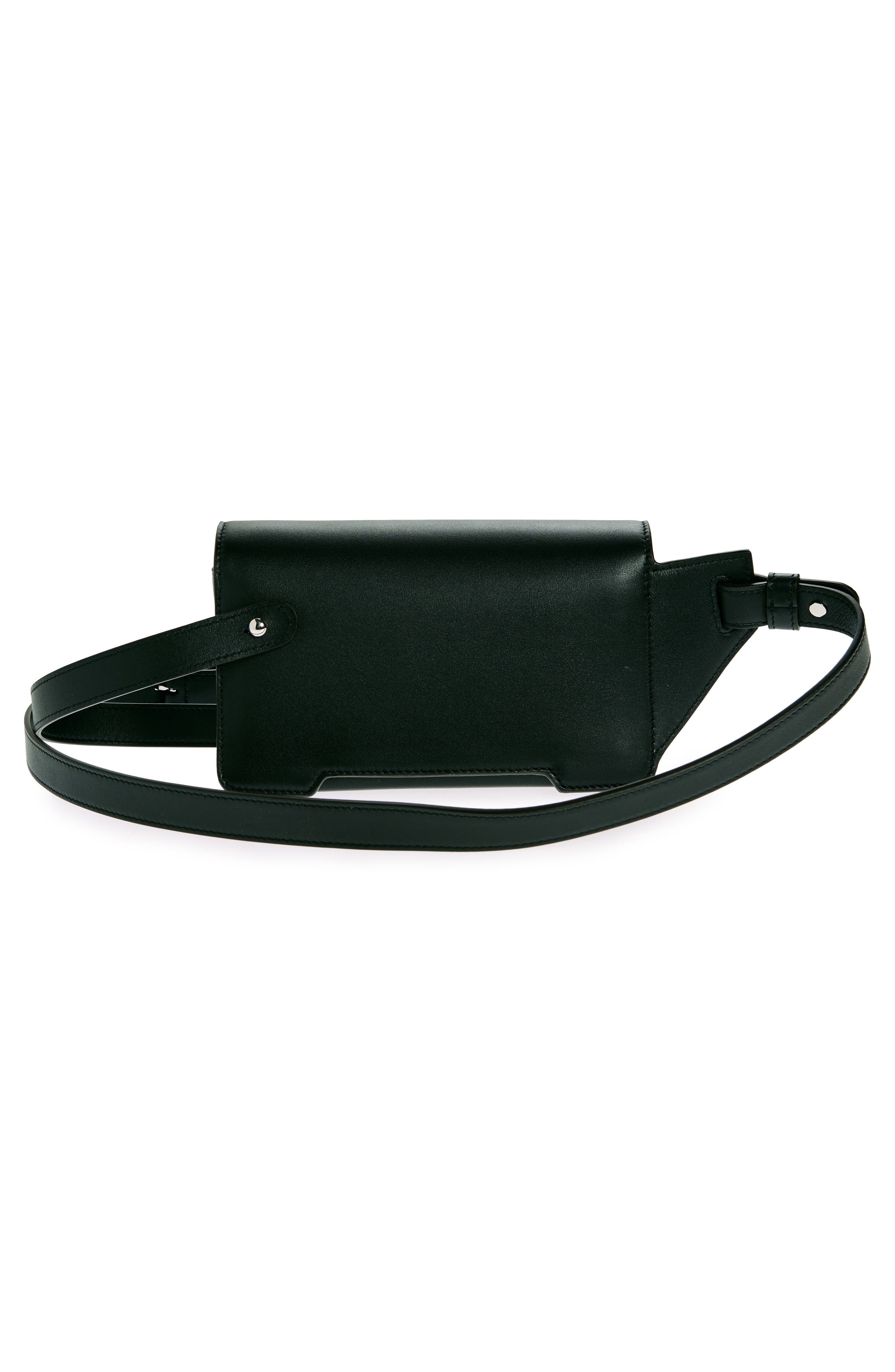 Marni Trunkaroo Leather Crossbody Bag in 00N99 Black at Nordstrom - 3