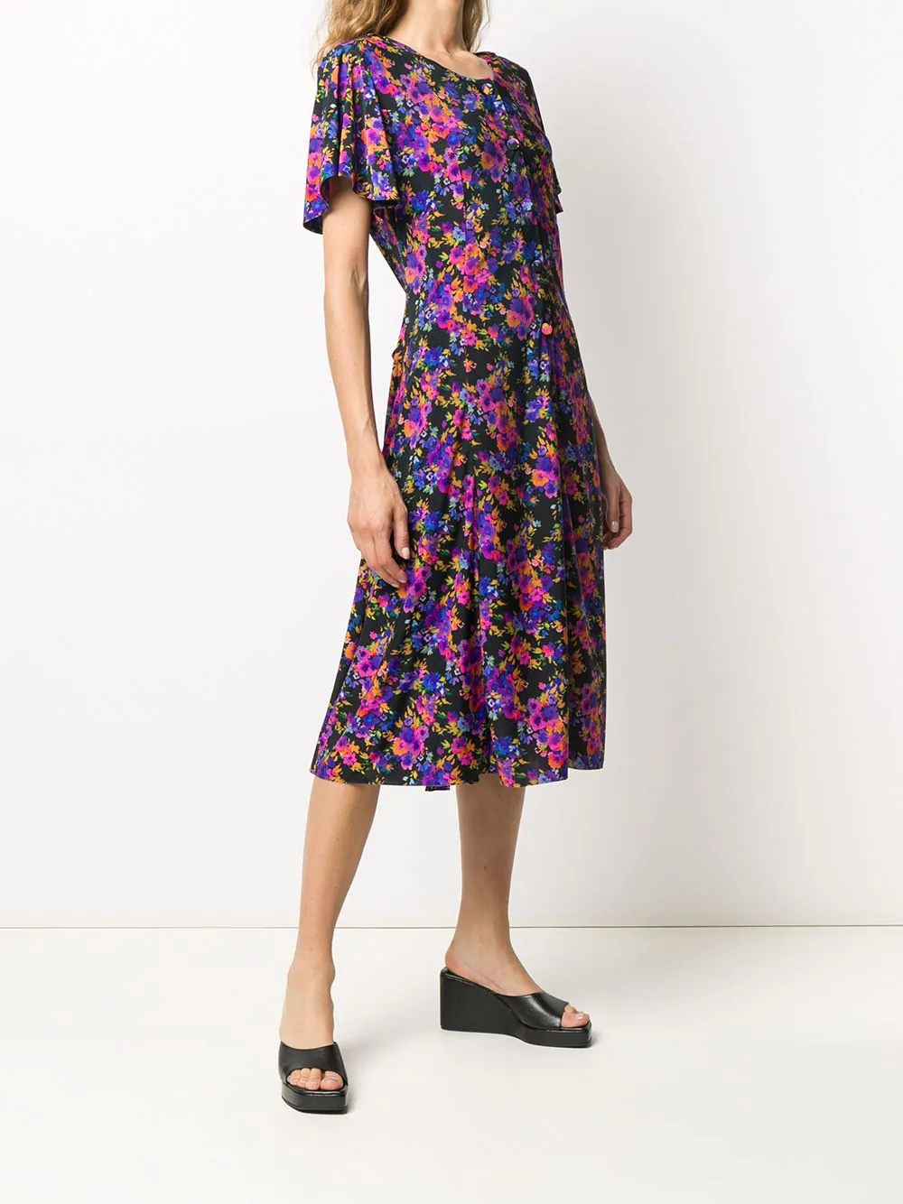 Camelia floral-print midi dress - 3