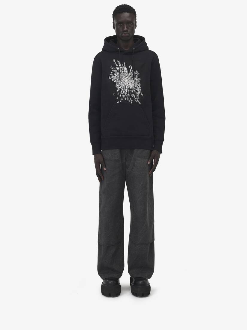 Smashed Glass Hooded Sweatshirt - 3