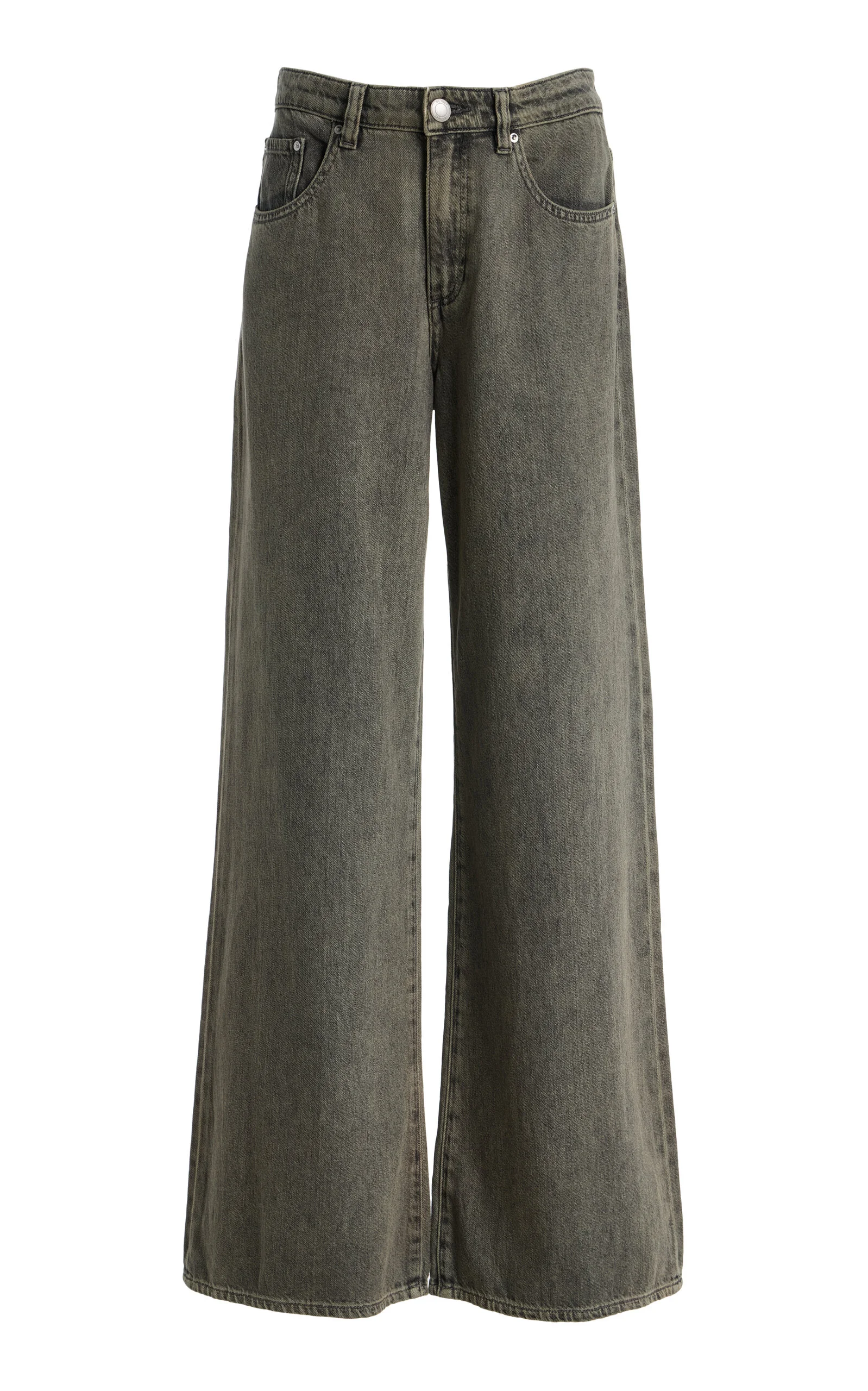 DL Aura Alex Baggy Wide Leg Low Rise Jeans - 1
