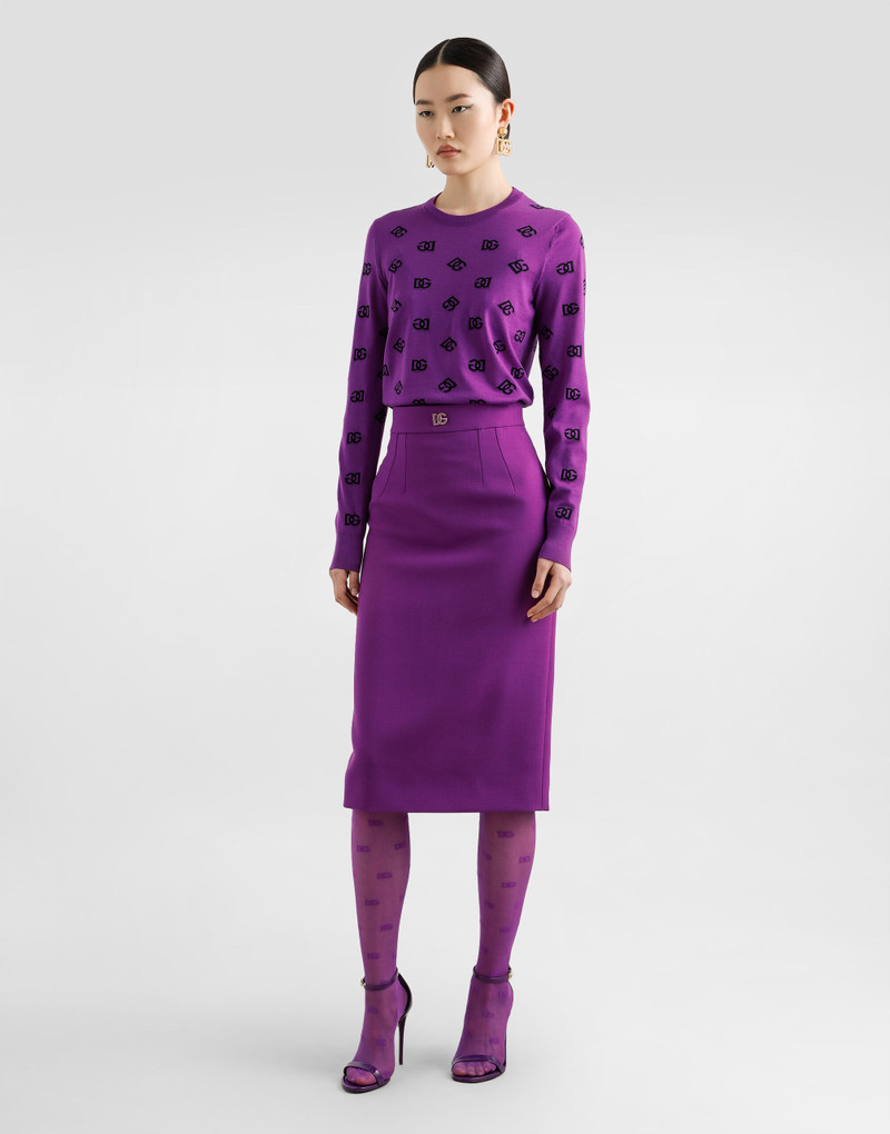 Wool and silk pullover 4
