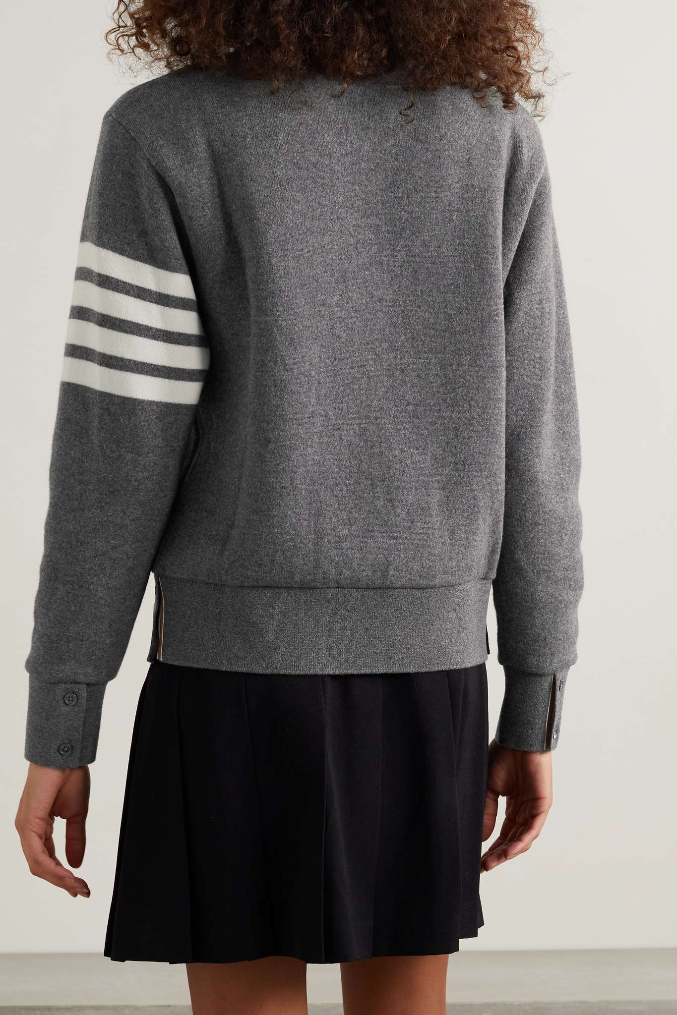 Striped cashmere-blend sweatshirt - 3