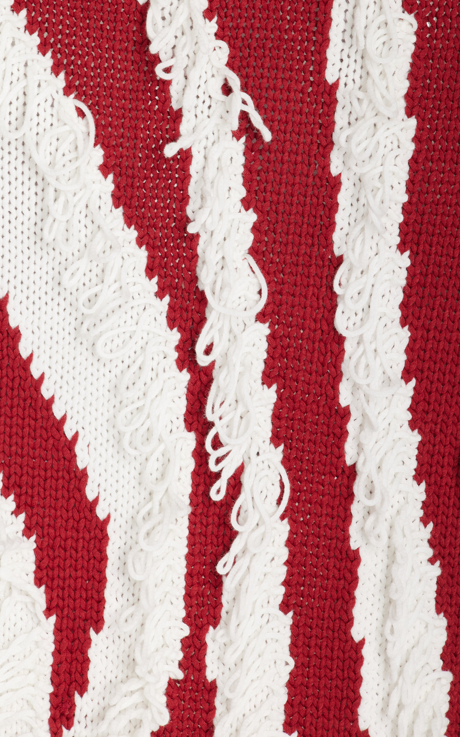 Roaring Intarsia Cotton Skirt red - 6