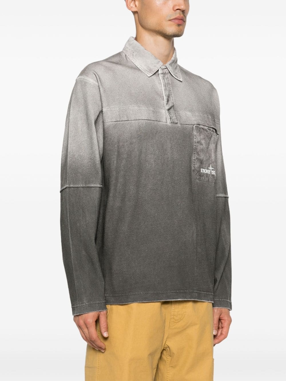 Compass-print polo shirt - 3