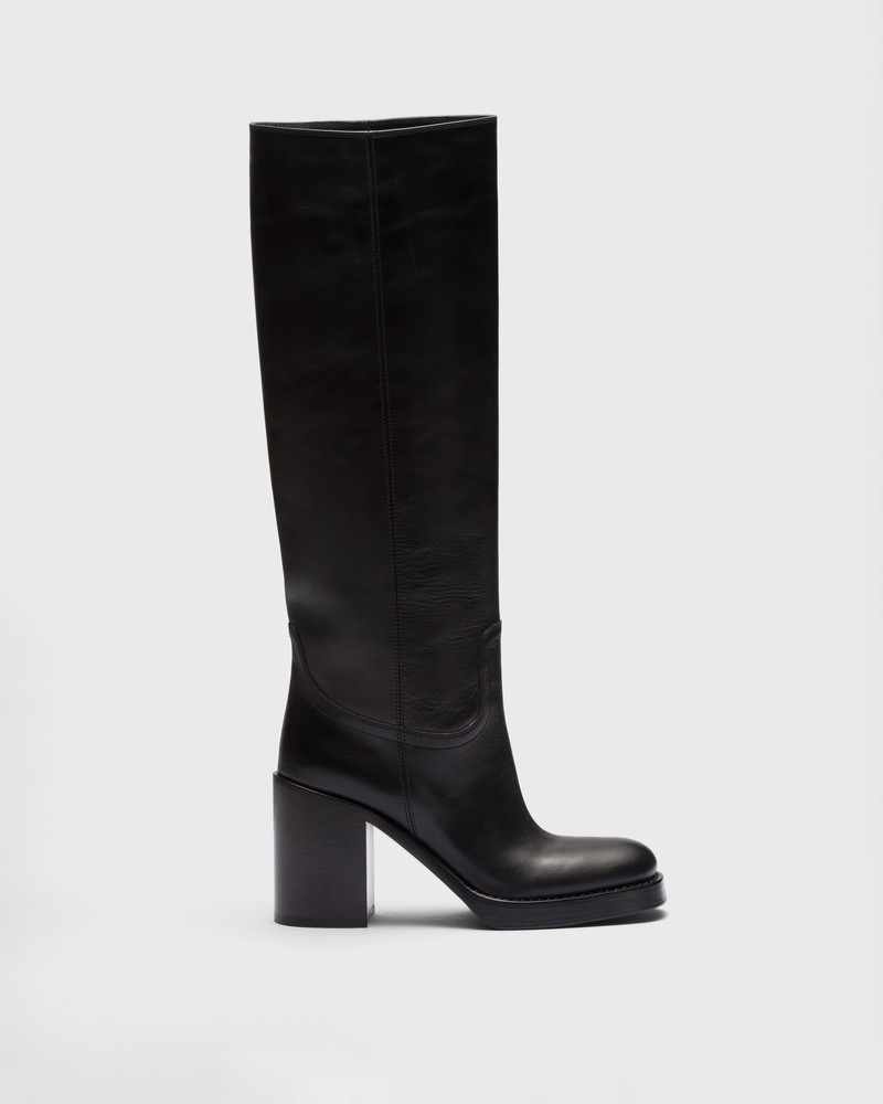 Prada Leather boots outlook