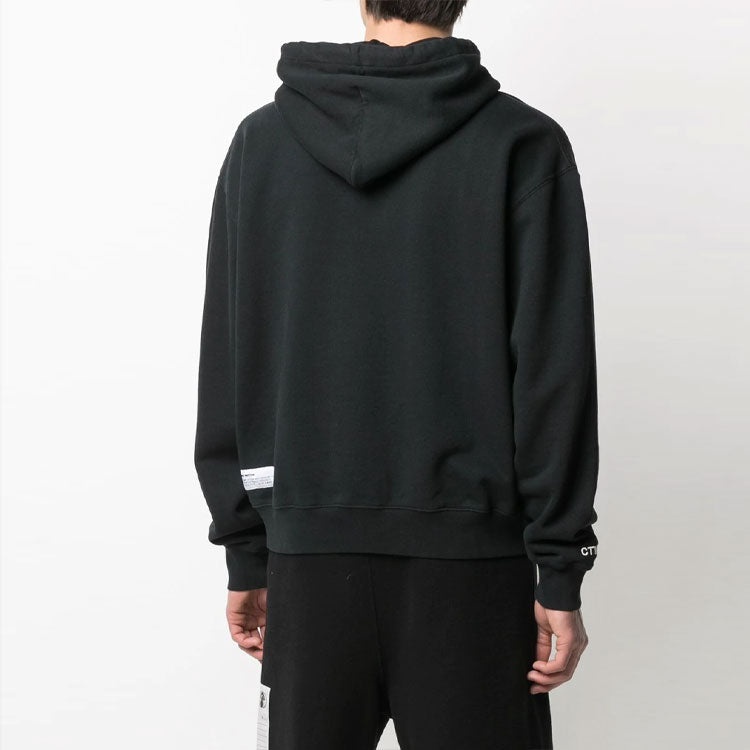 HERON PRESTON SS21 Herons Halo Hoodie 'Black Blue' HMBB015R21JER0011049 - 4