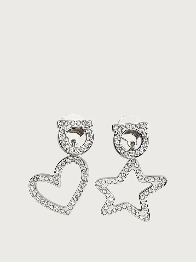 GANCINI CRYSTALS EARRINGS - 1