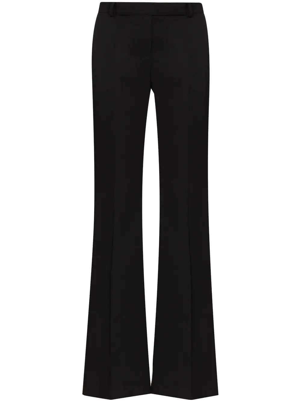 high-waisted wool trousers - 1