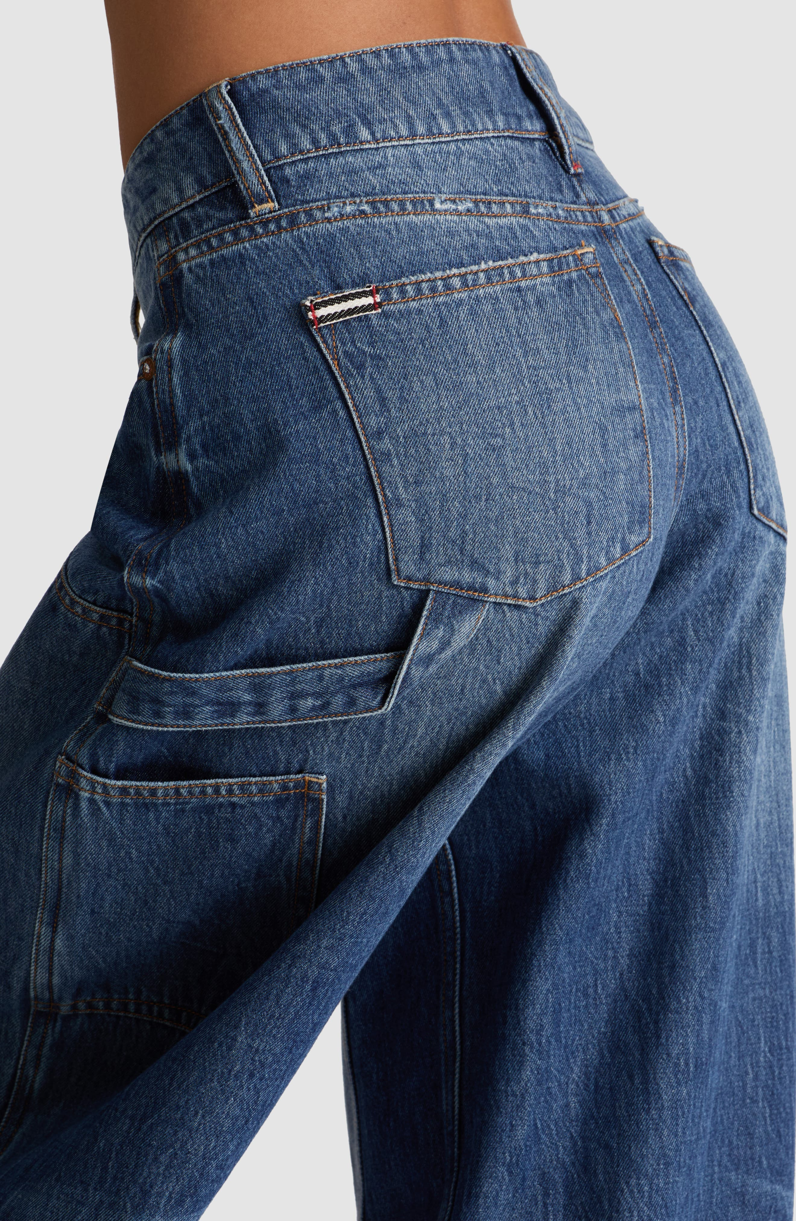 Alice + Olivia Andie Carpenter Barrel Leg Jeans in Cambria Vintage at Nordstrom - 3