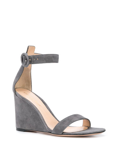 Gianvito Rossi buckle wedge sandals outlook